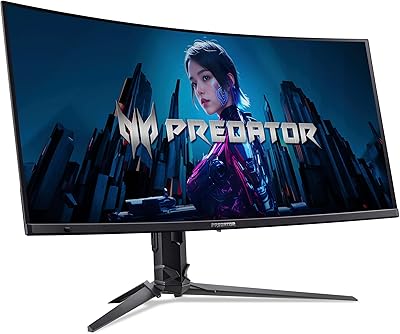 Acer Predator X34 X5bmiiphuzx - X Series - OLED-Monitor - Gaming - gebogen - 86.4 cm (34 pollici)