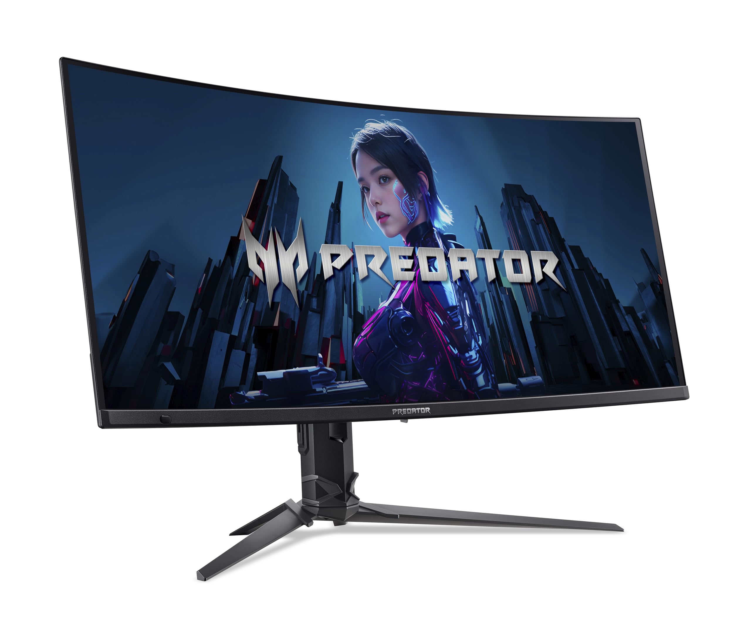 Acer Predator X34 X5 Gaming Monitor 34 Inch (86 cm Screen) UWQHD, QD-OLED, 240Hz, 0.01ms (PRT)/0.03ms (GTG), DP 1.4, 2xHDMI 2.1, Type-C 90W, USB HUB, Curved, Height-Adjustable, FreeSync Premium Pro