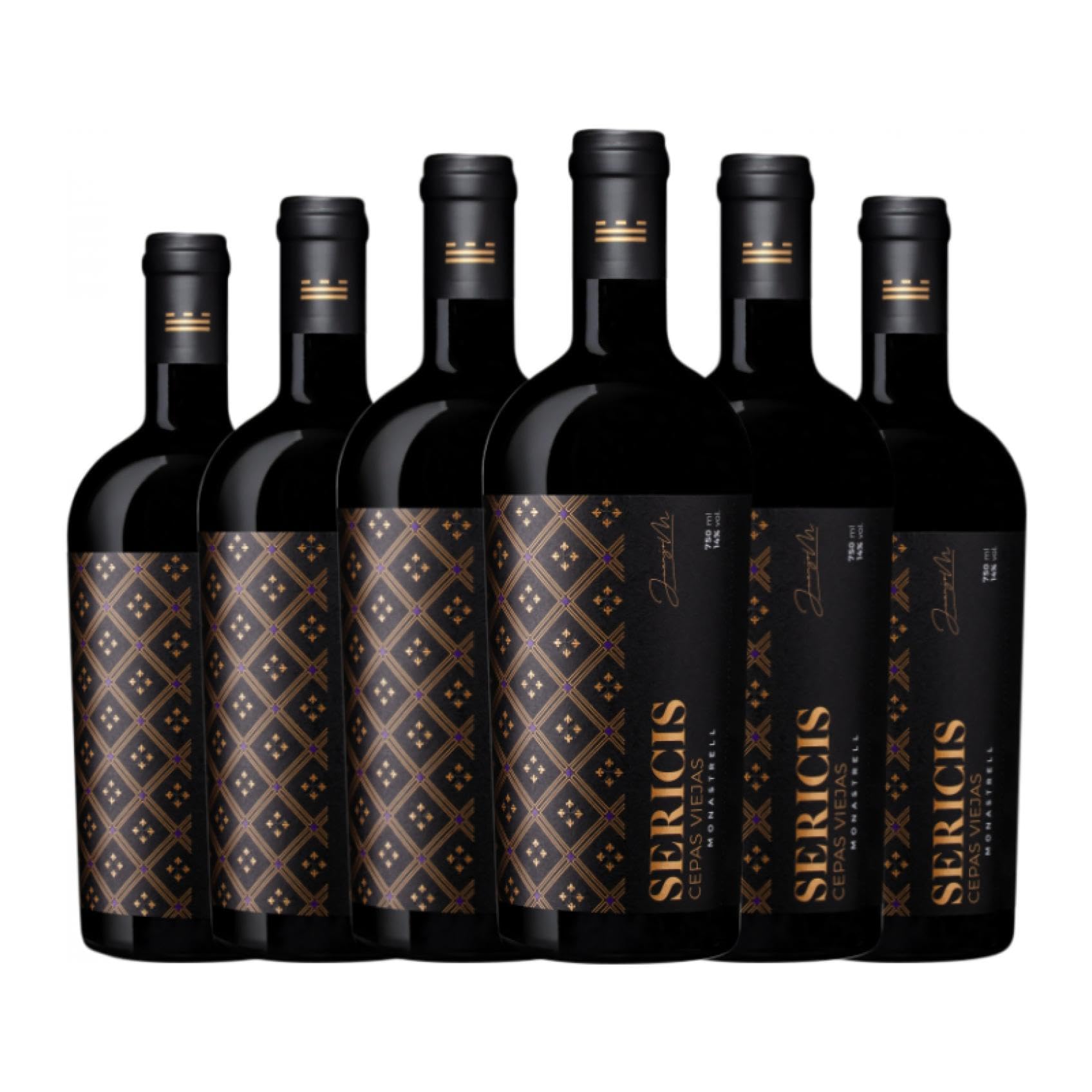 Murviedro Sericis Cepas Viejas Monastrell Alicante 75 cl Vino tinto (Caja de 6 Botellas de 75 cl)