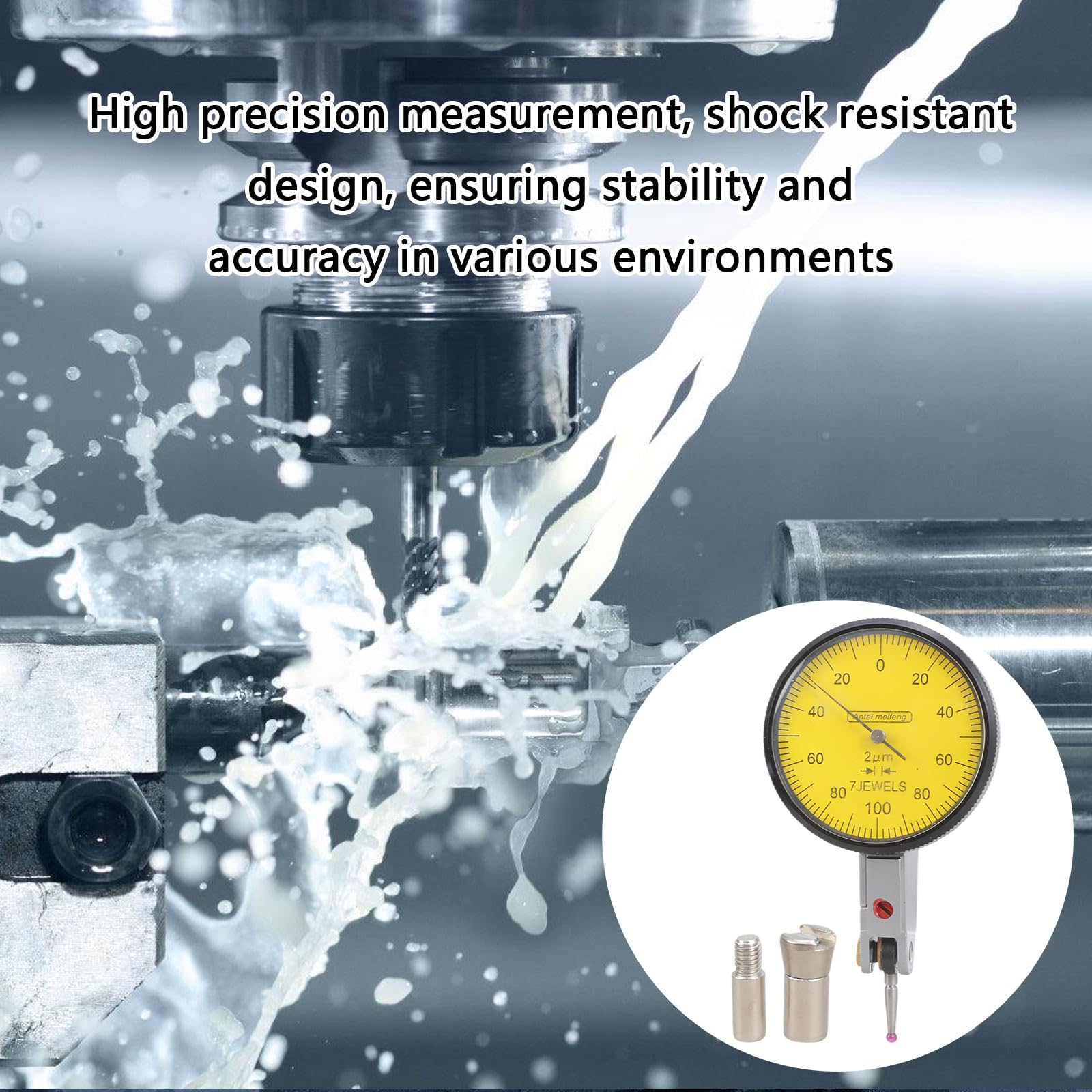 Leve di ingegneria meccanica faccia indica alta precisione resistente agli urti Disegni Strumento di misurazione per uso professionale Tecnico di officina