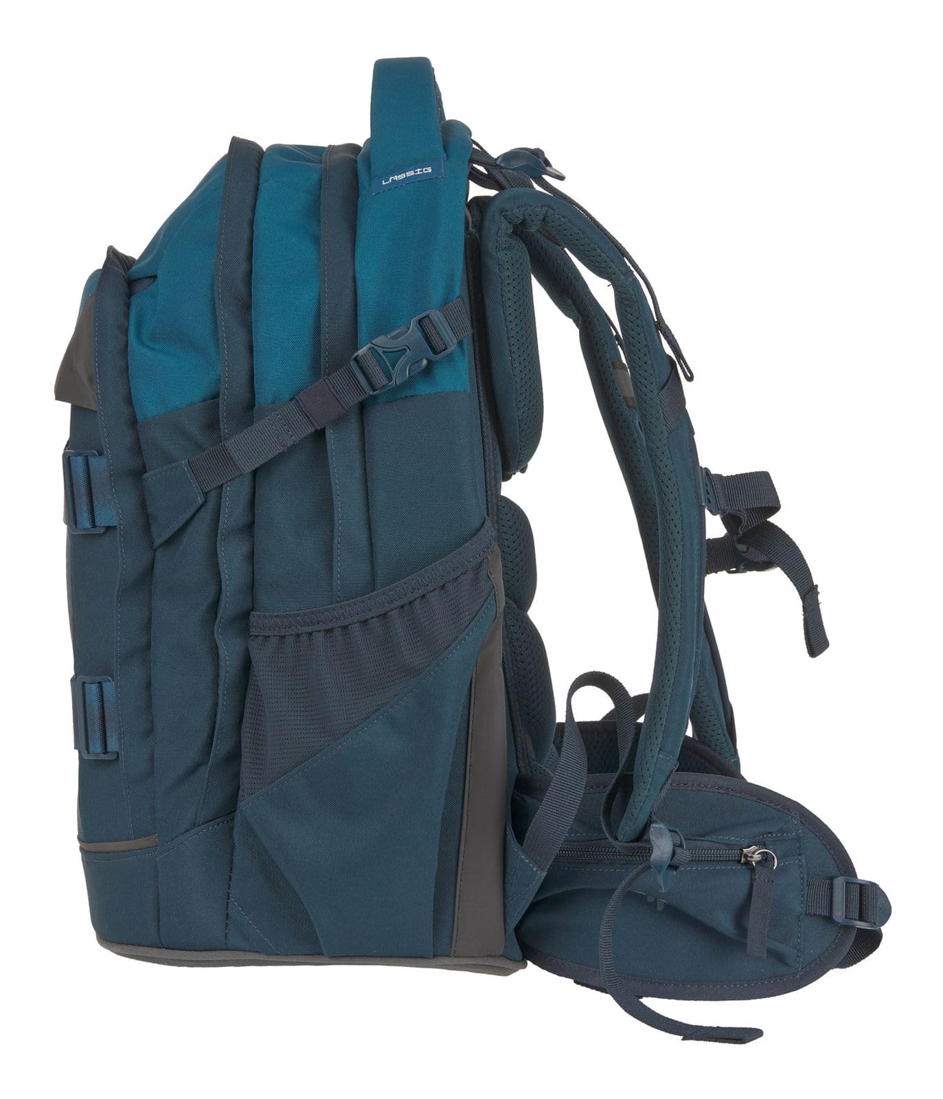 LÄSSIG Schulrucksack mit Laptopfach Bold Origin School Backpack Dark Blue dunkelblau