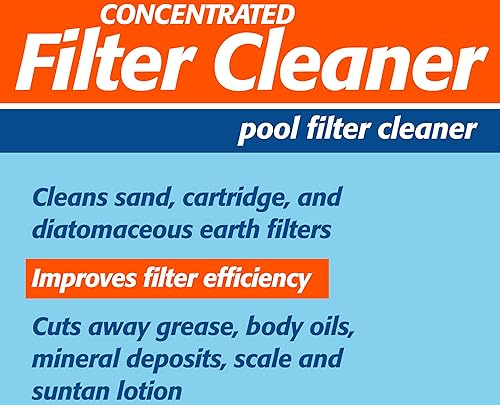 Miniatura 5 de Pool Mate Limpiador concentrado de filtro de piscina de 1 cuarto de galón, fabricado en Estados Unidos