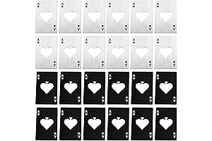 Poker Card Bottle Opener - 50-Pack Ace of Spades