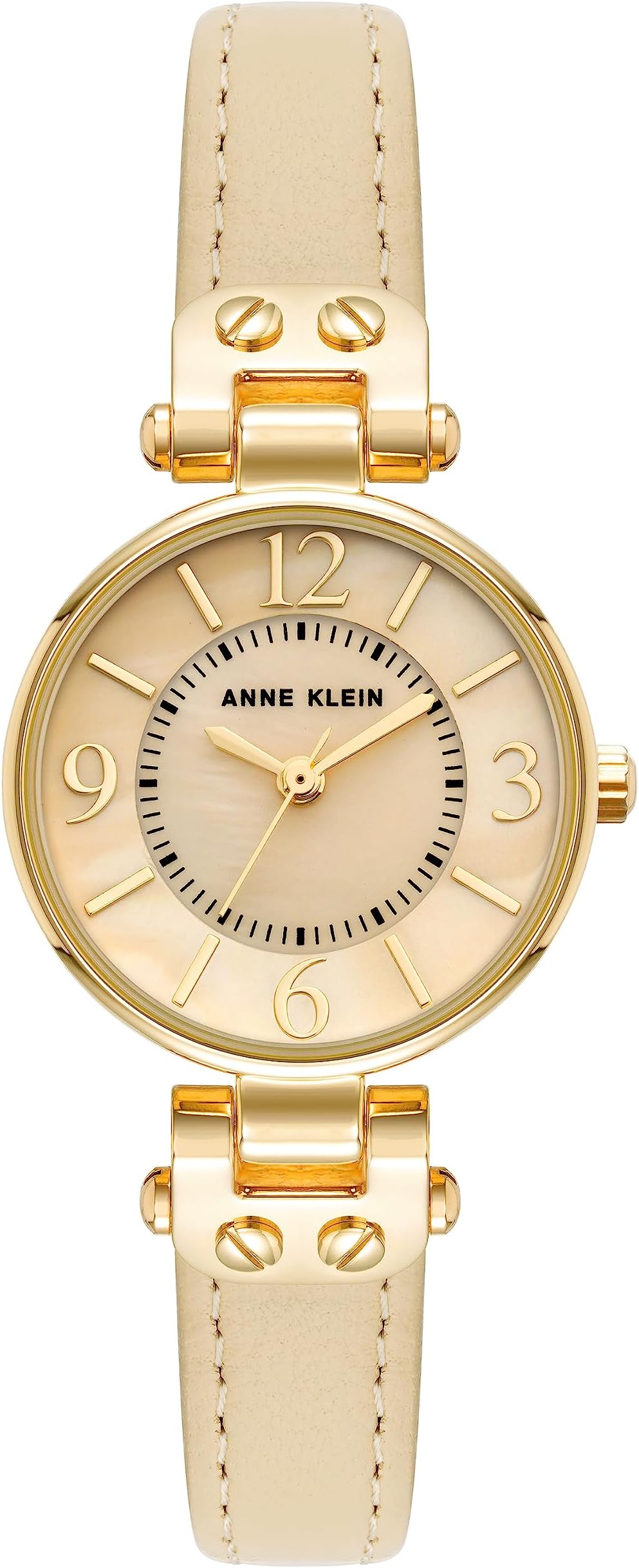 Anne Klein Women's Leather Strap Watch