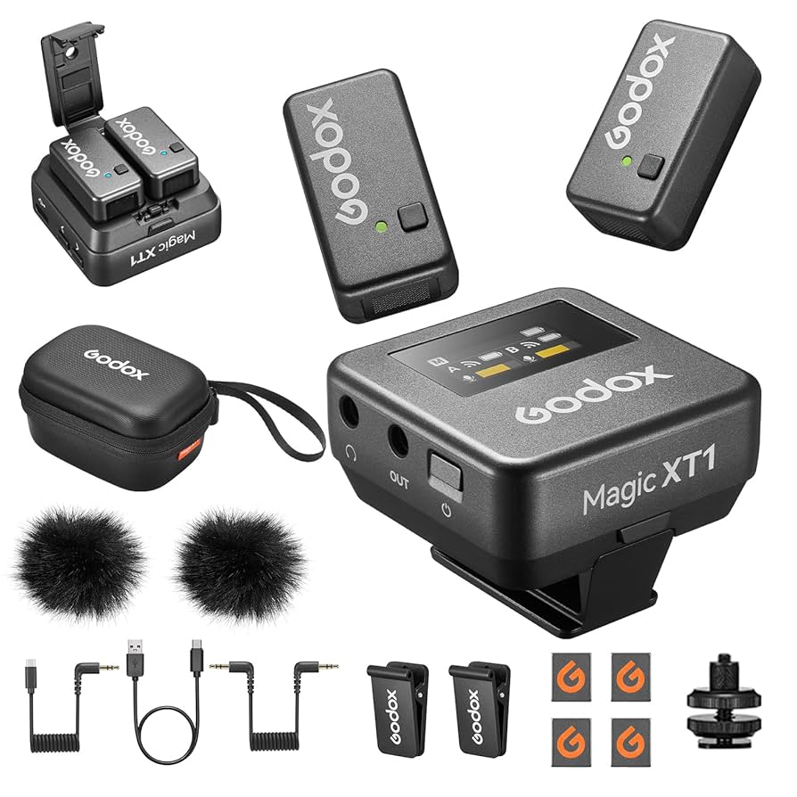 Godox Magic XT1 ワイヤレスマイクセット Amazon.com: GODOX Magic XT1 Wireless Lavalier Microphone