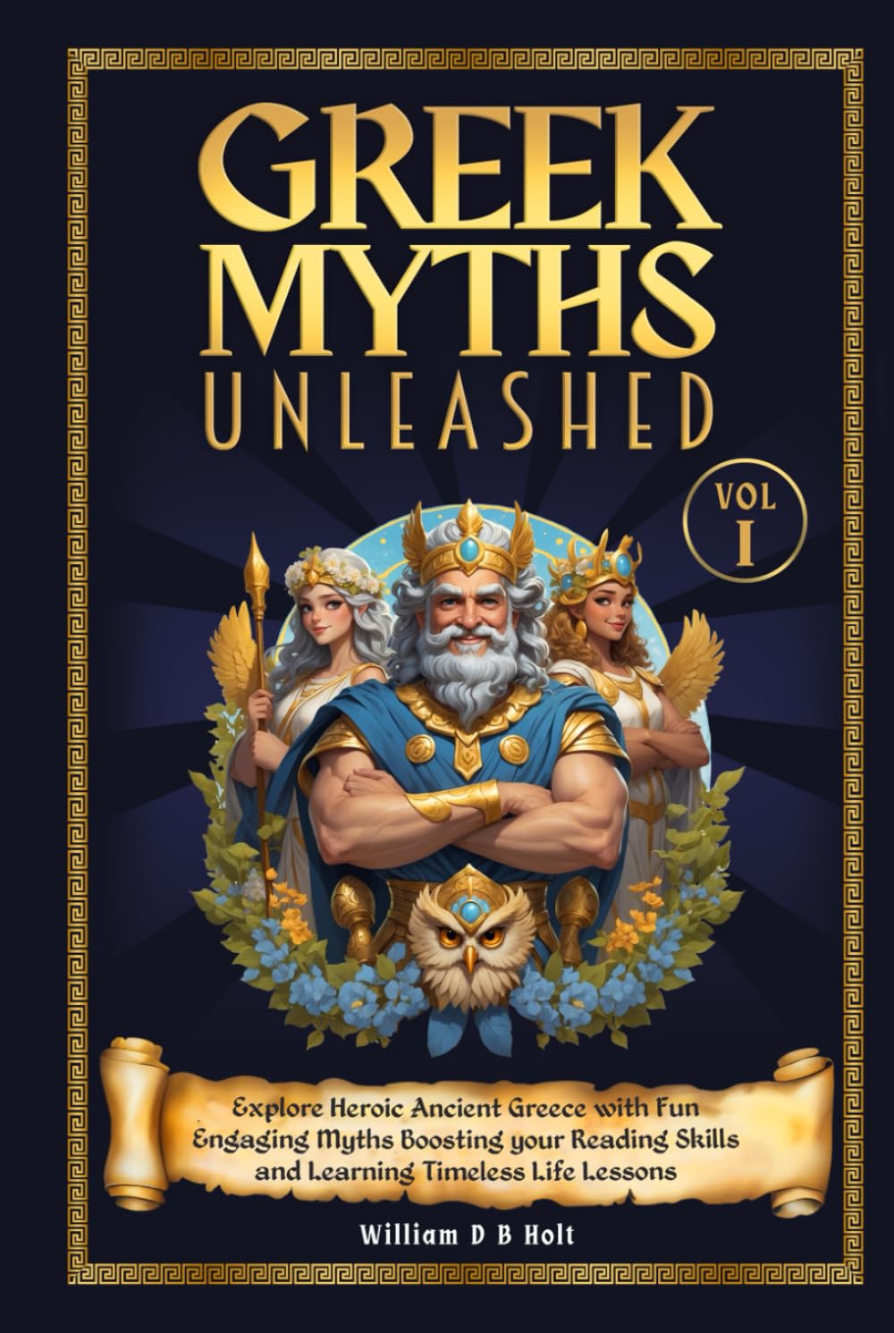 Greek Myths Unleashed: Explore Heroic Ancient Greece with Fun Engaging Myths Boosting Your Reading Skills and Learning Timeless Life Lessons
