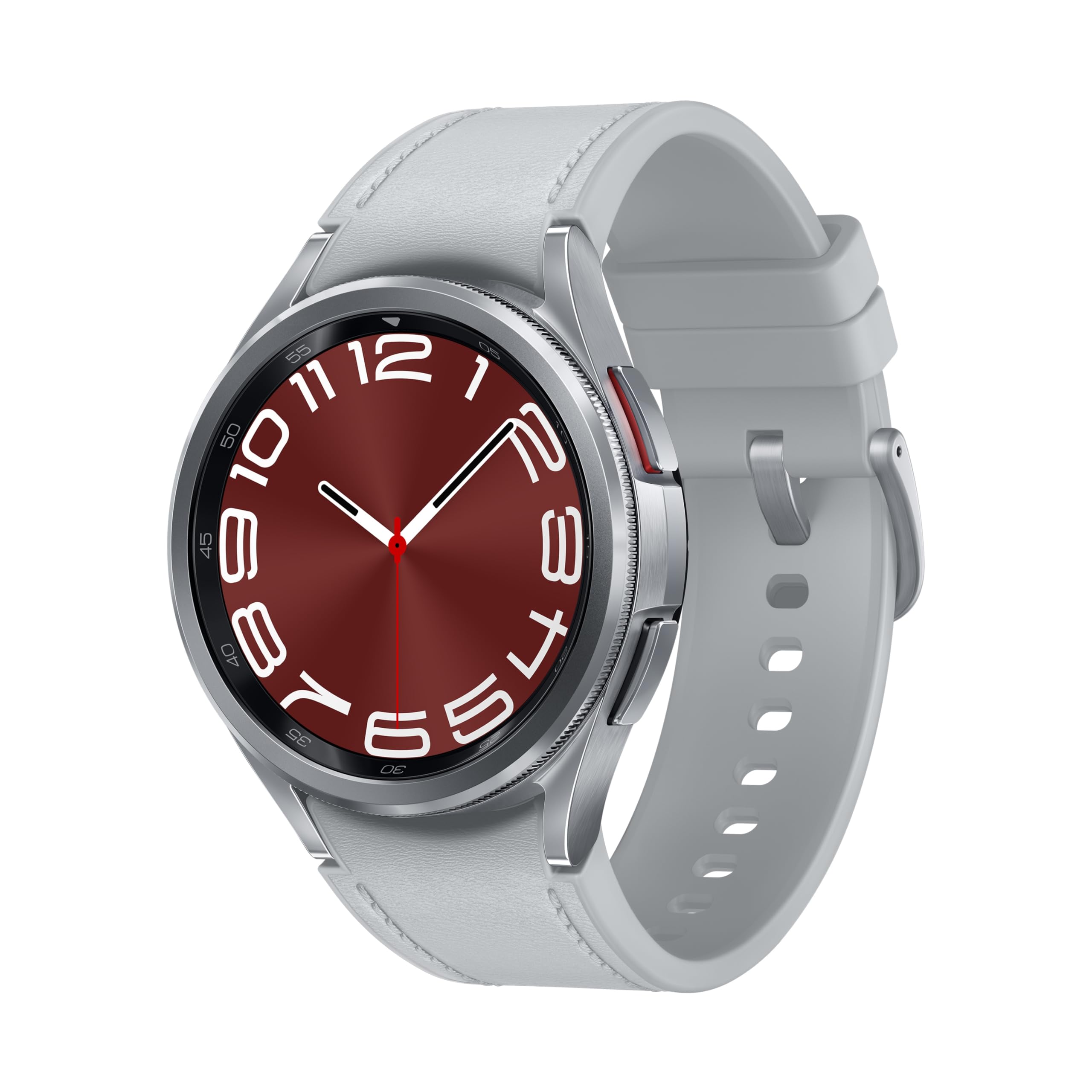 Samsung Galaxy Watch6 Classic (Smartchoice) (Silver, 43mm) | Rotating Bezel | Bluetooth | Monitor BP and ECG | Track Sleep and Health | Upto 40hrs Charge with Fast Charging | Galaxy Ecosystem | IP68