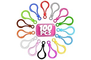 Premium Plastic Keychain Clips for Versatile Crafting Projects
