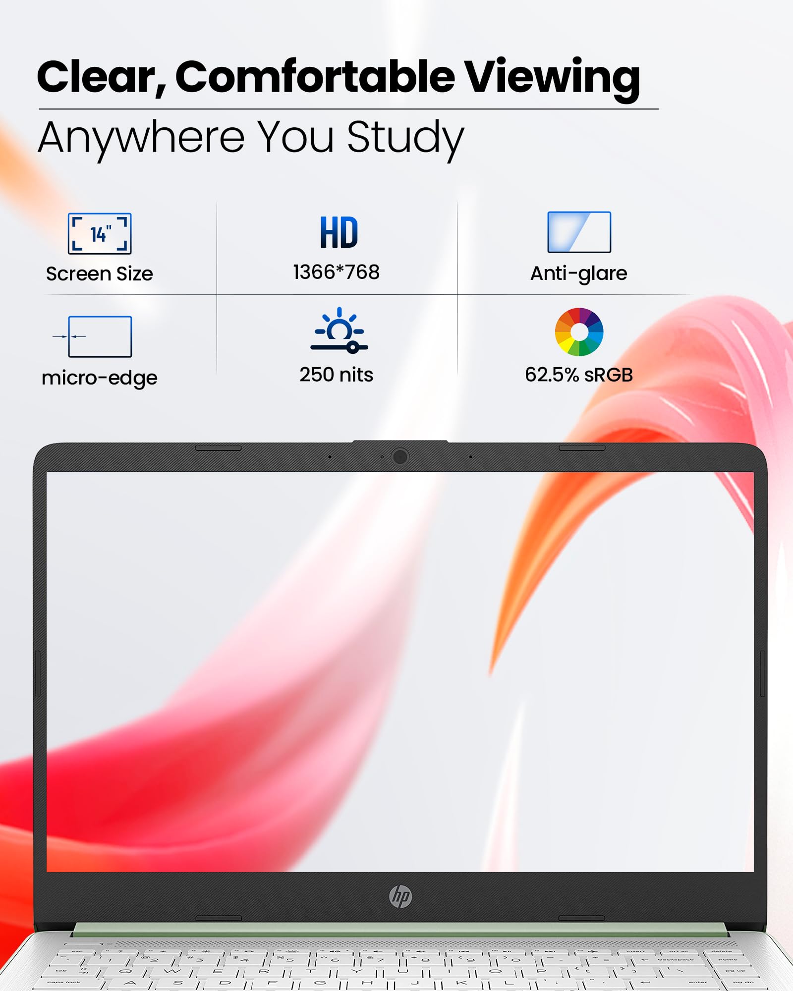 Amazon.co.jp: HP 2025 14インチ超軽量ノートパソコン、洗練された