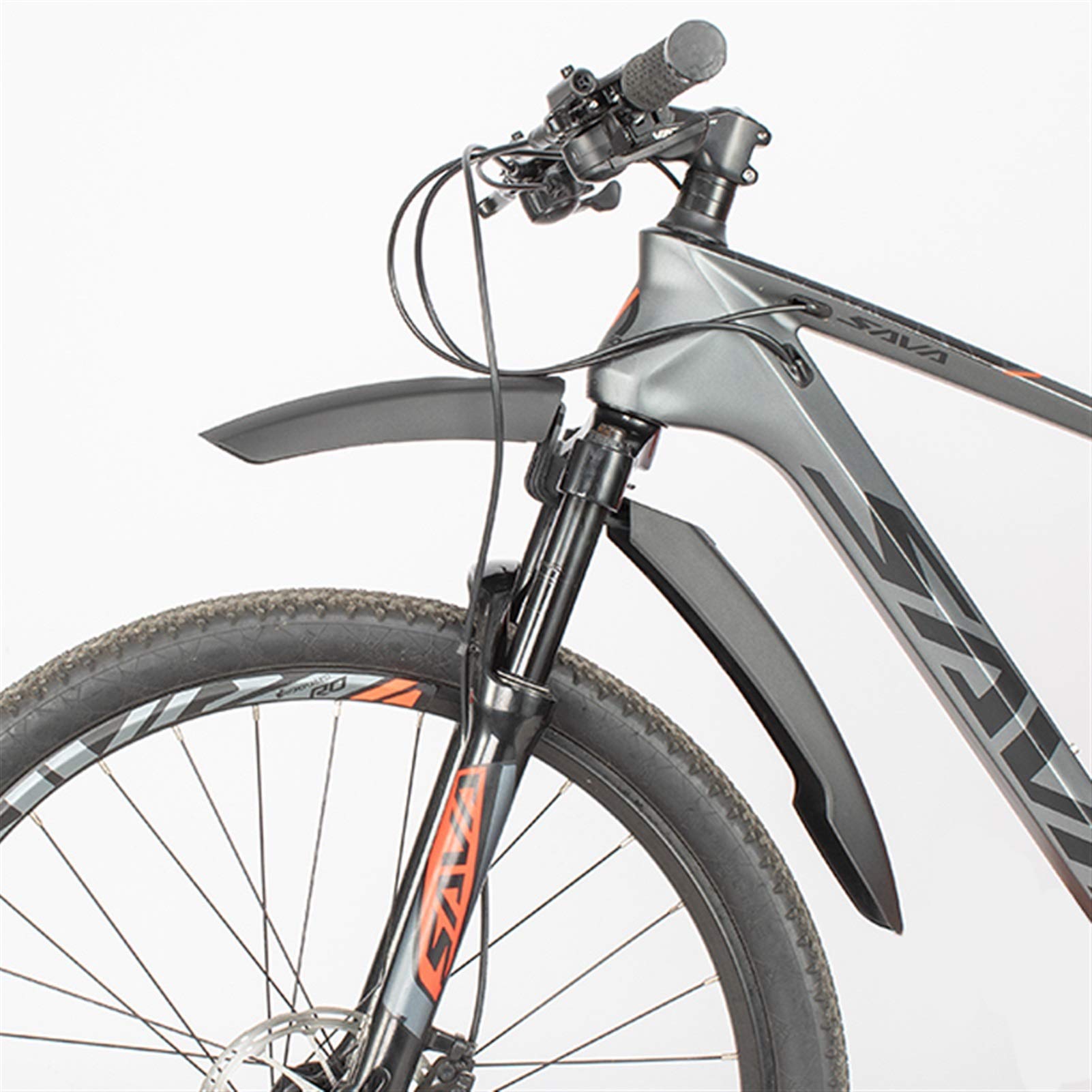 Guardabarros Bicicleta,Guardabarros MTB Bicicleta Fender Soft Plastic Thillight Multi-Angle Ajustable Bike Accessories