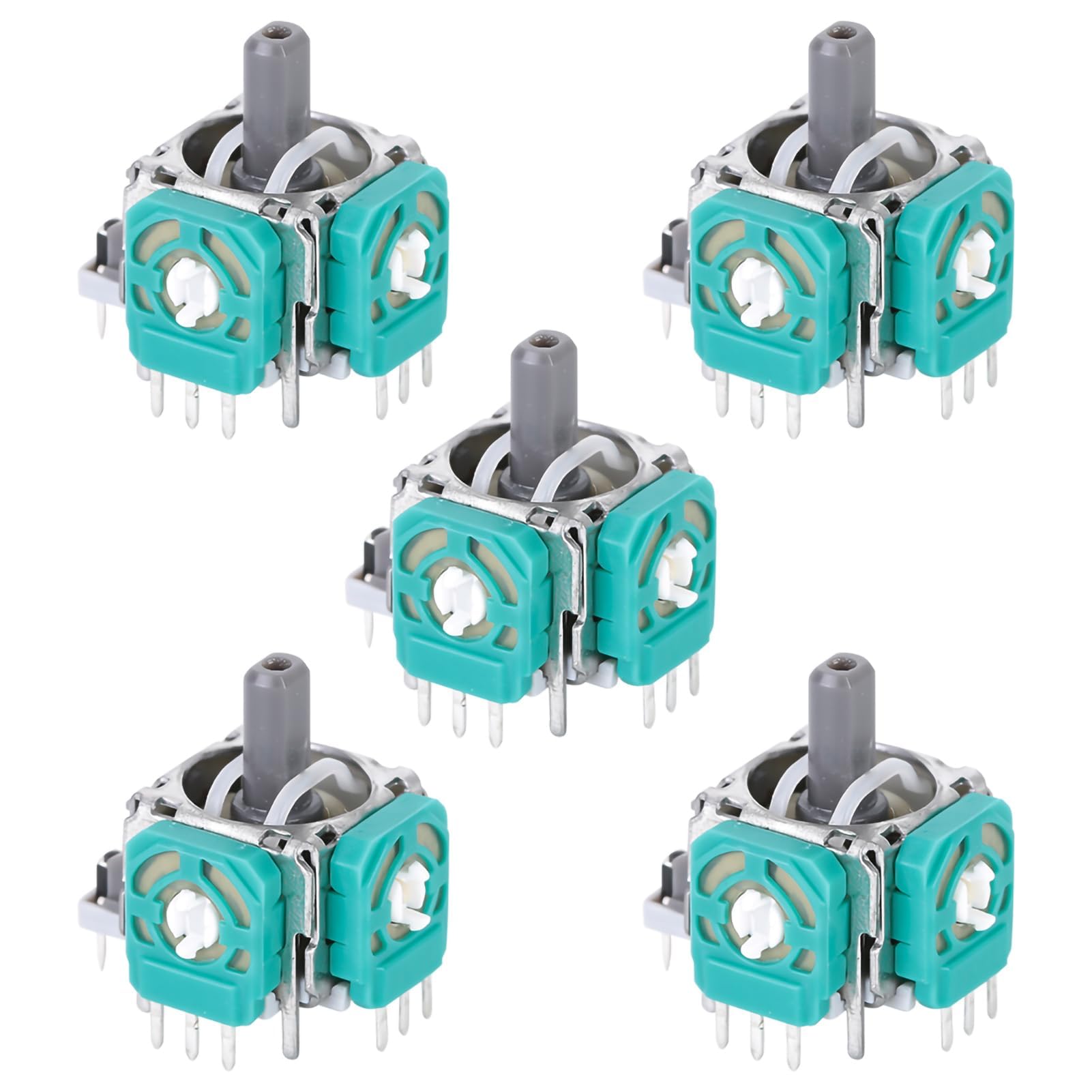 5Pcs Joystick Sensor Module, Game Joystick Sensor Game Controller pour One 3D Analog Sensor Joystick Rocker Left/Right Thumb Controller