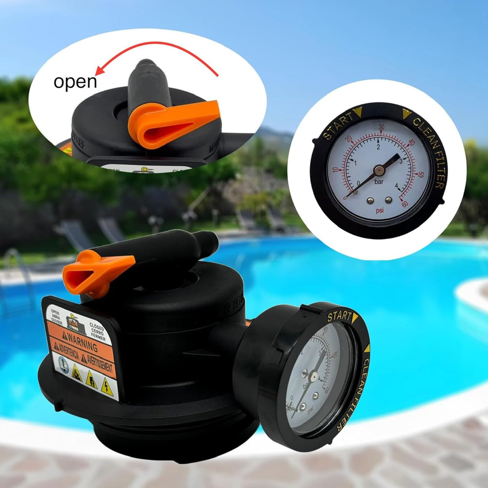 Generisch Conjunto de ventilación manual de plástico DEX2420MAR2