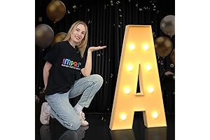 imprsv Marquee Light Up Letters: Big, Bright 'Marry Me' Letters for Engagement and Wedding Decor