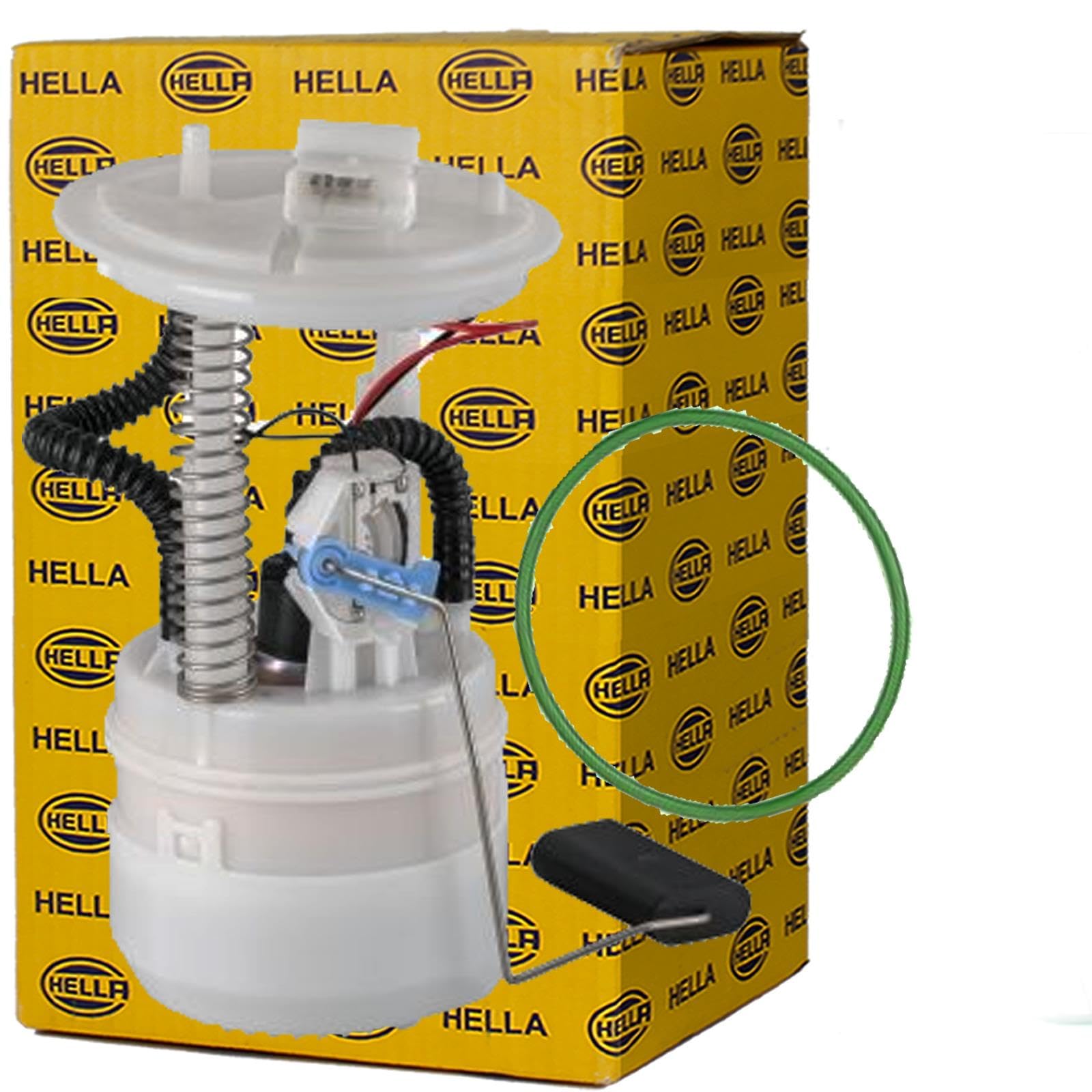 HELLA 8TF 358 106-981 Imp. alimentazione carburante, elettrico, 4a... poli, con guarnizione, con indicatore livello carburante, con regolatore di pressione
