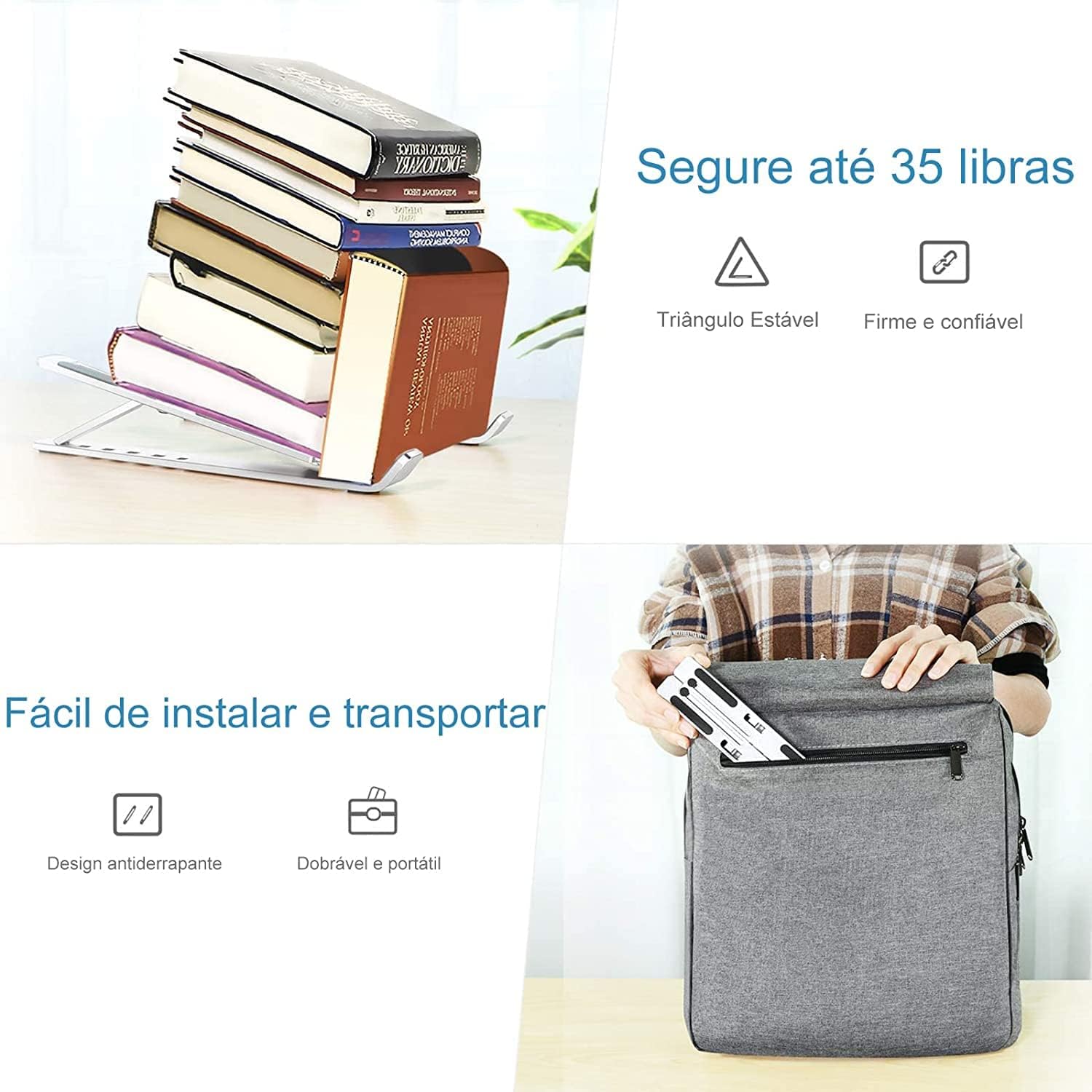 Preço Suporte Ajustável De Alumínio Para Notebook 6 Ângulos Comentários, Vantagens E Desvantagens 4 71Hg9Ct6Bll. Ac Sl1500