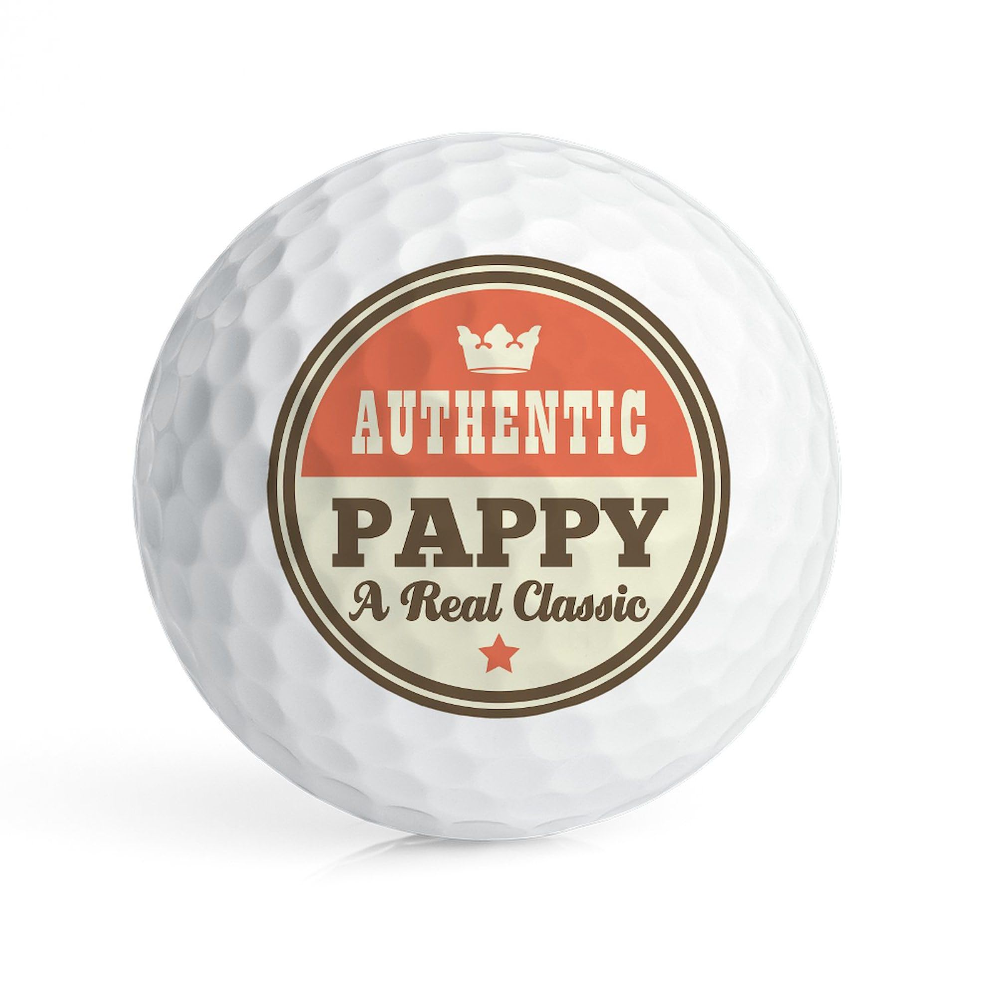 CafePress Pappy Real Classic Novelty Golf Balls (Pk of 6)