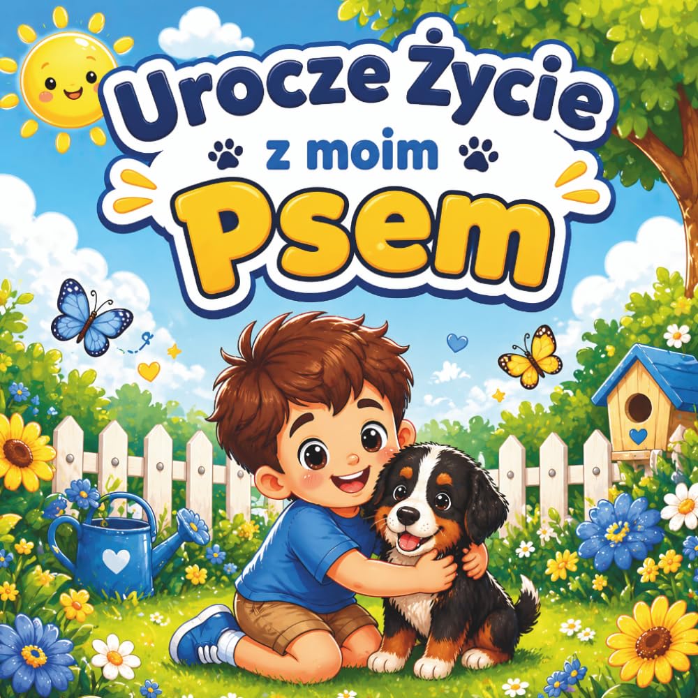 Urocze Życie z moim Psem: Słodkie przygody Chłopca i jego Psa - Bajka dla dzieci do pokolorowania