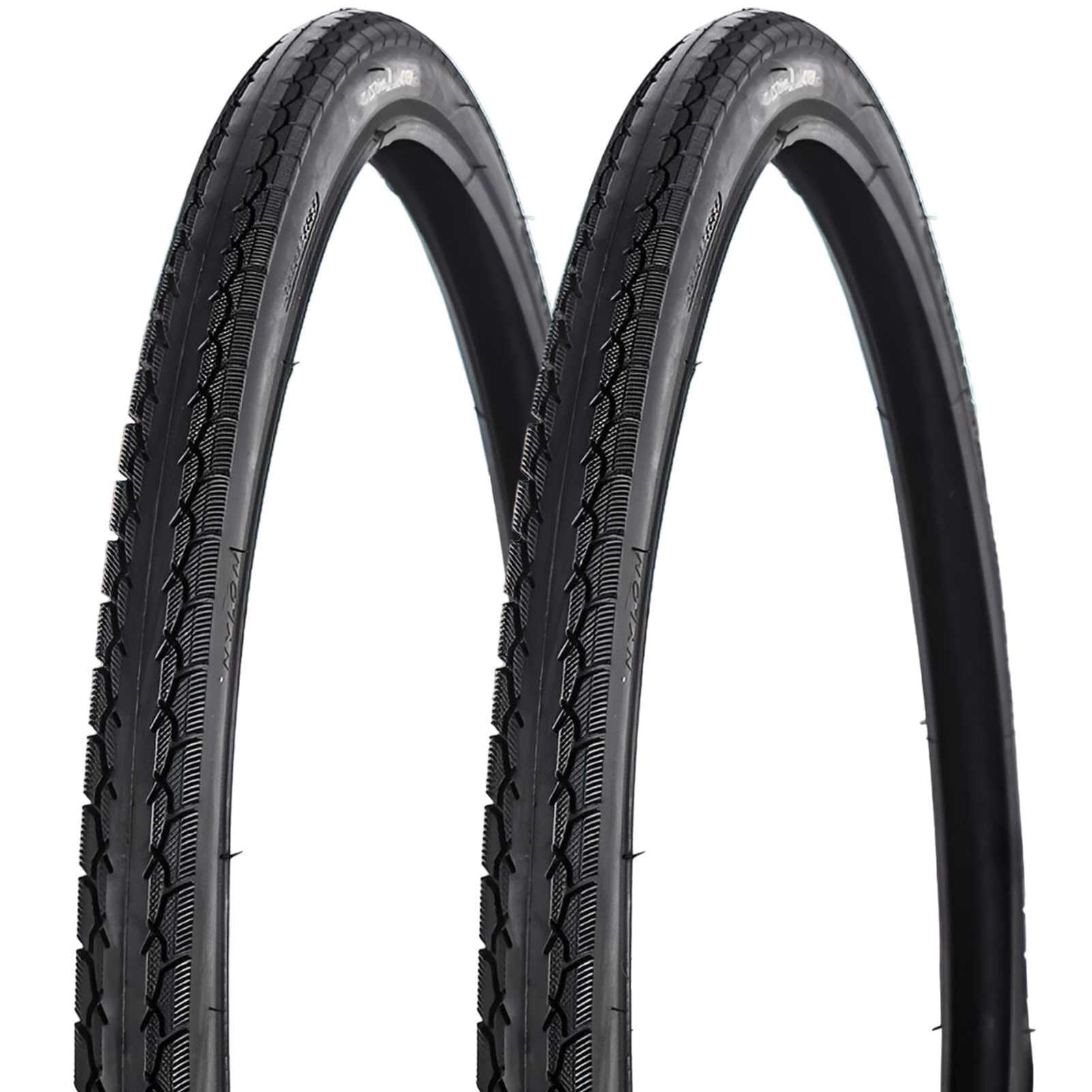 2PC 24x1.25 Opona Rowerowa z Bieżnikiem Miejskim dla Felgi 24 Cali 24-1.25 Wytrzymała Na Codzienne Dojazdy 32-507 ISO 24 1.25 dla Roweru Miejskiego Hybrydowego MTB