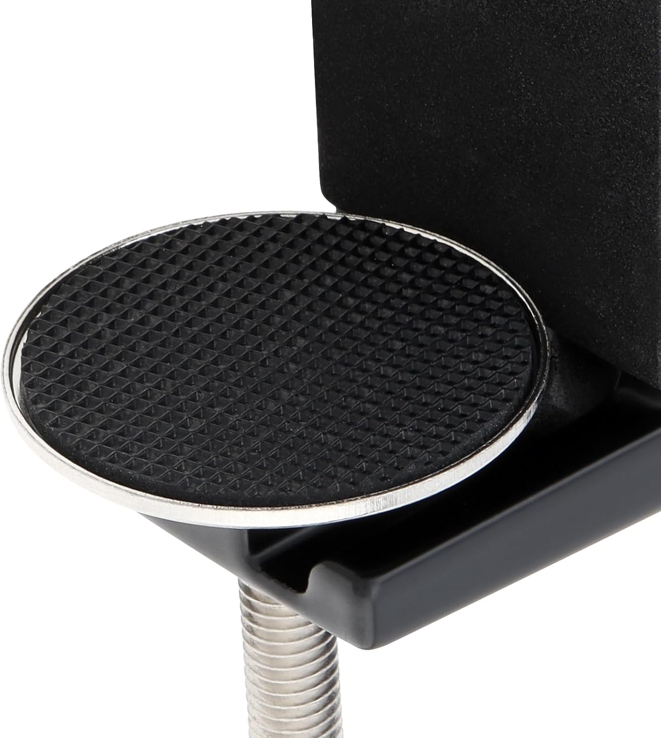 RTNLIT Desk Lamp Clamp, 0.49in/12.5mm 4 Hole Metal Table Mounting Clamp, Universal C Clamp for Magnifying Light/Microphone/Boom Scissor Arm, Fits up to 2-1/2 inches Desktop Thickness(Black)
