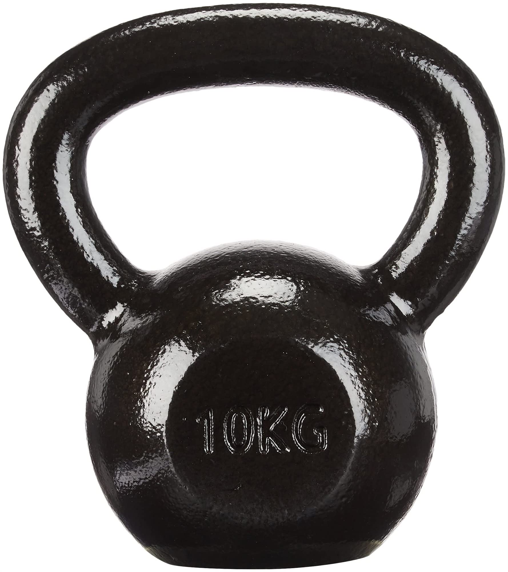 Kettlebell in ghisa, Black Cast Iron Solid One Kettlebell Men And Women Home Fitness Concorso Concorrenza Forza Braccio Forza Squat Kettlebell 4KG-12KG (Size : 10kg)