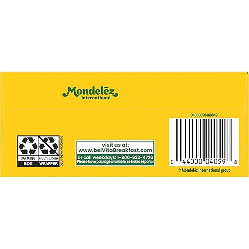 Miniatura 79 de belVita Barras de desayuno galletas, chocolate, 30 paquetes en total, 6 cajas (4 galletas por paquete)