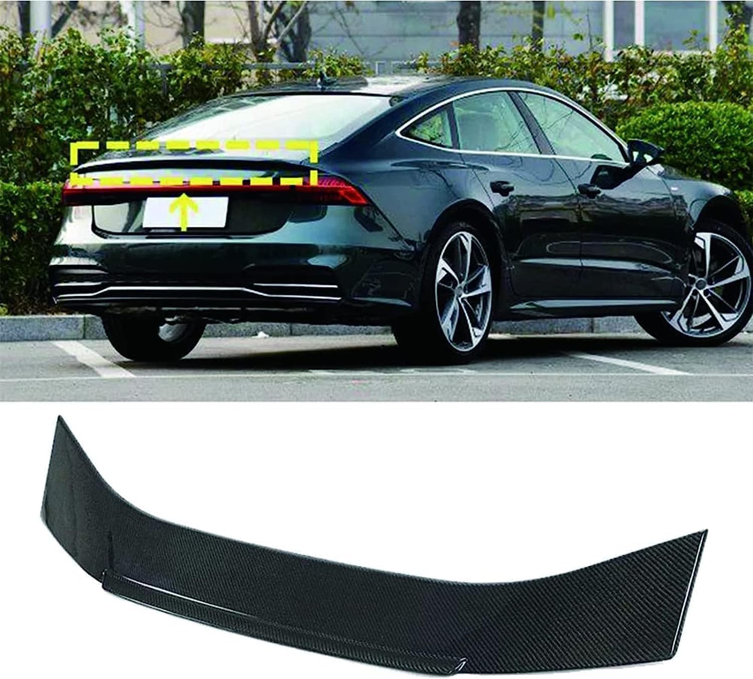 Becquet de coffre arrière Audi A7 pour un look dynamique au quotidien
