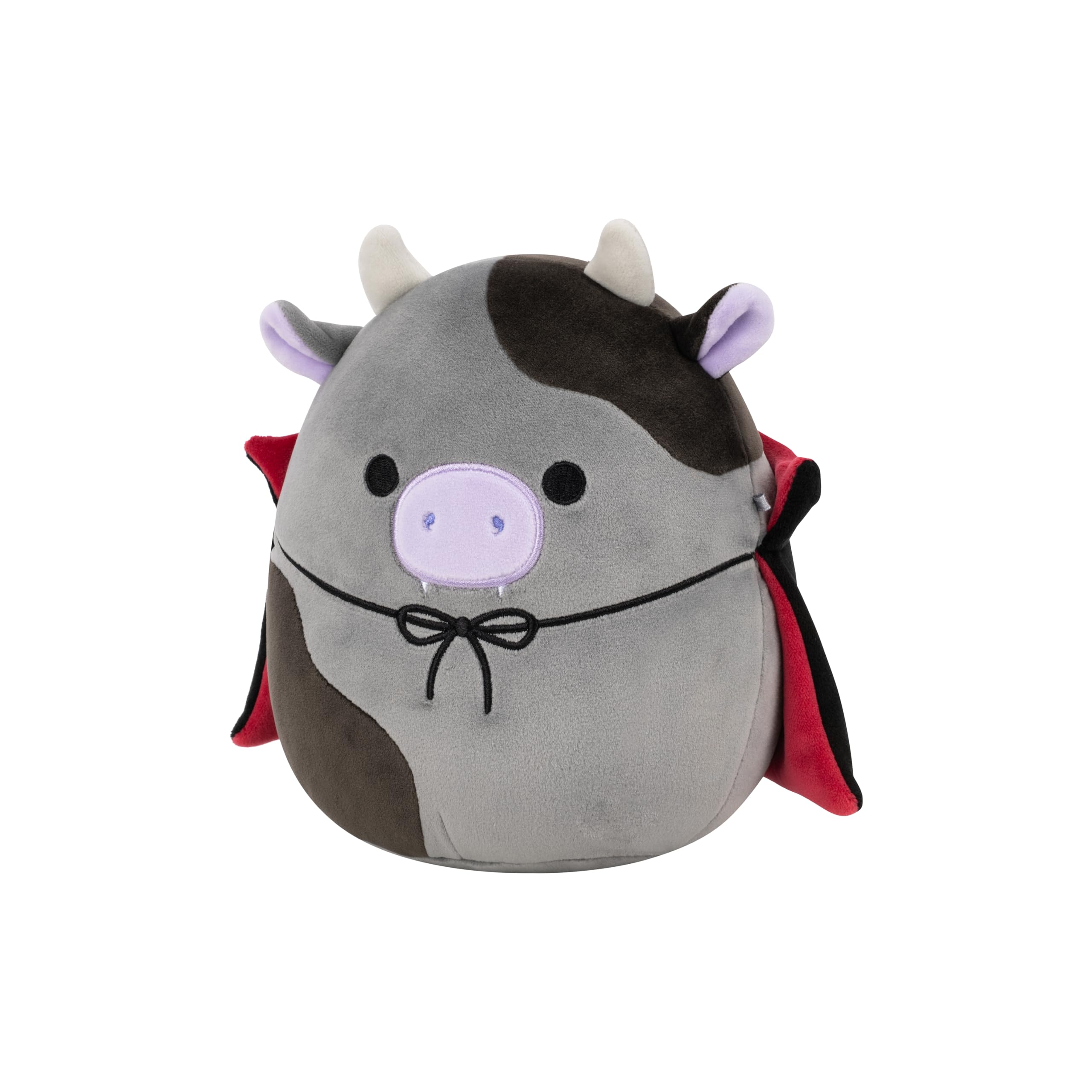 Squishmallows Original 7.5-Inch Bridgette the Grey and Black Cow Halloween Plush, Multicolor, 7.75 inches - Image 3