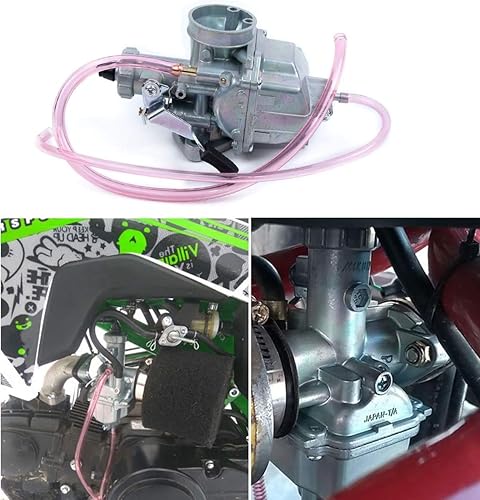 Miniatura 8 de VM22 - Carburador de 0.16 pulgadas para tubo de admisión para motocross de 110 cc, 125 cc, 140 cc, Lifan YX Zongshen Pit Dirt Bike -VM22 de 1.024 in