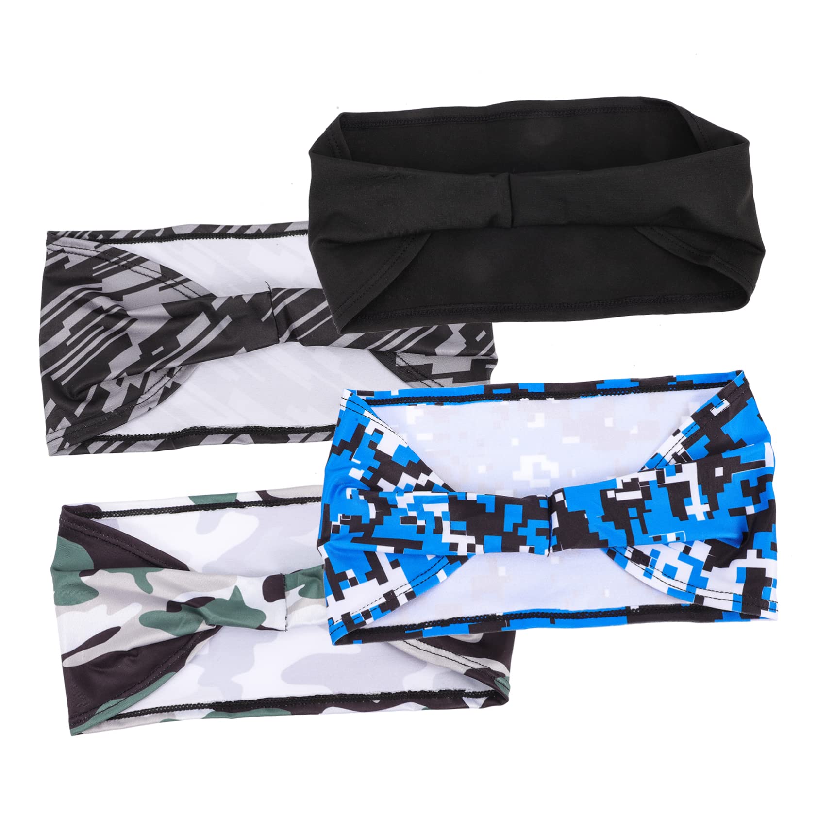 Abaodam Sport Stirnbänder Für Herren Teiliges Elastische Und Atmungsaktive Fitness Haarbänder Für Basketball Jogging Und Andere Sportarten Camouflage