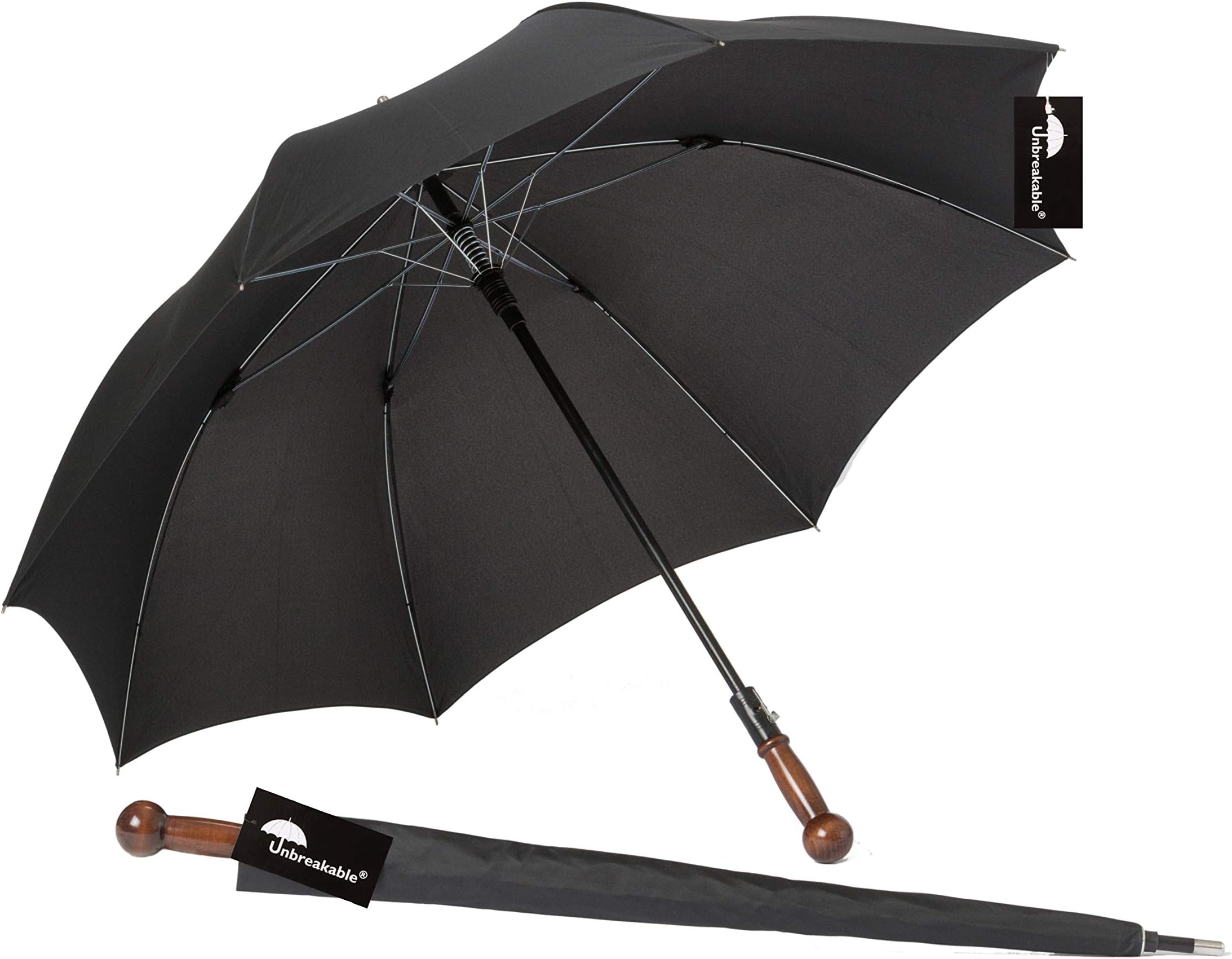 NTOI Unbreakable Walking-Stick Umbrella Premium Model U-101 Made in Poland