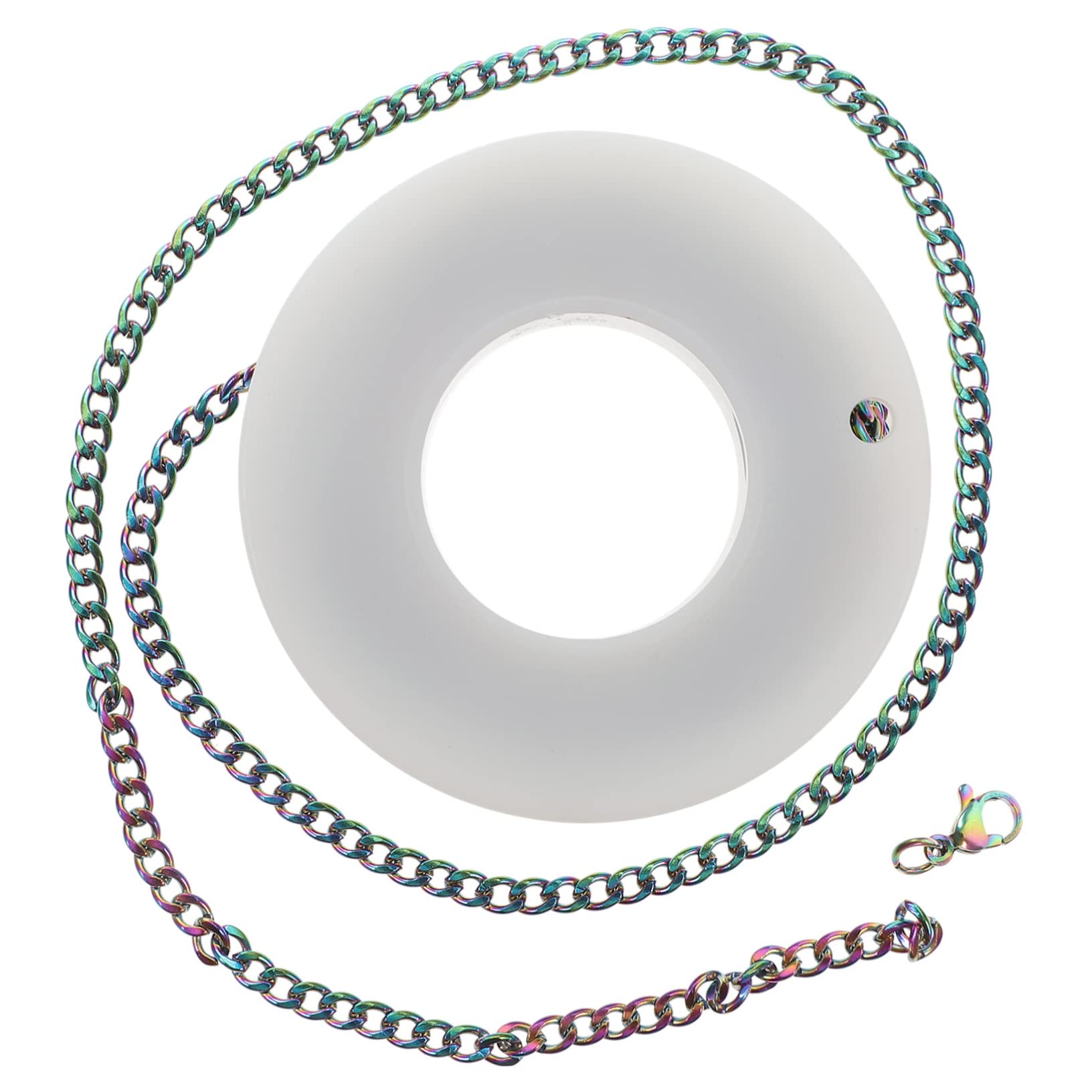 SHINEOFI 3 Set di Catene per Collane in Acciaio Inossidabile per La Creazione di Gioielli con Fermagli A Moschettone