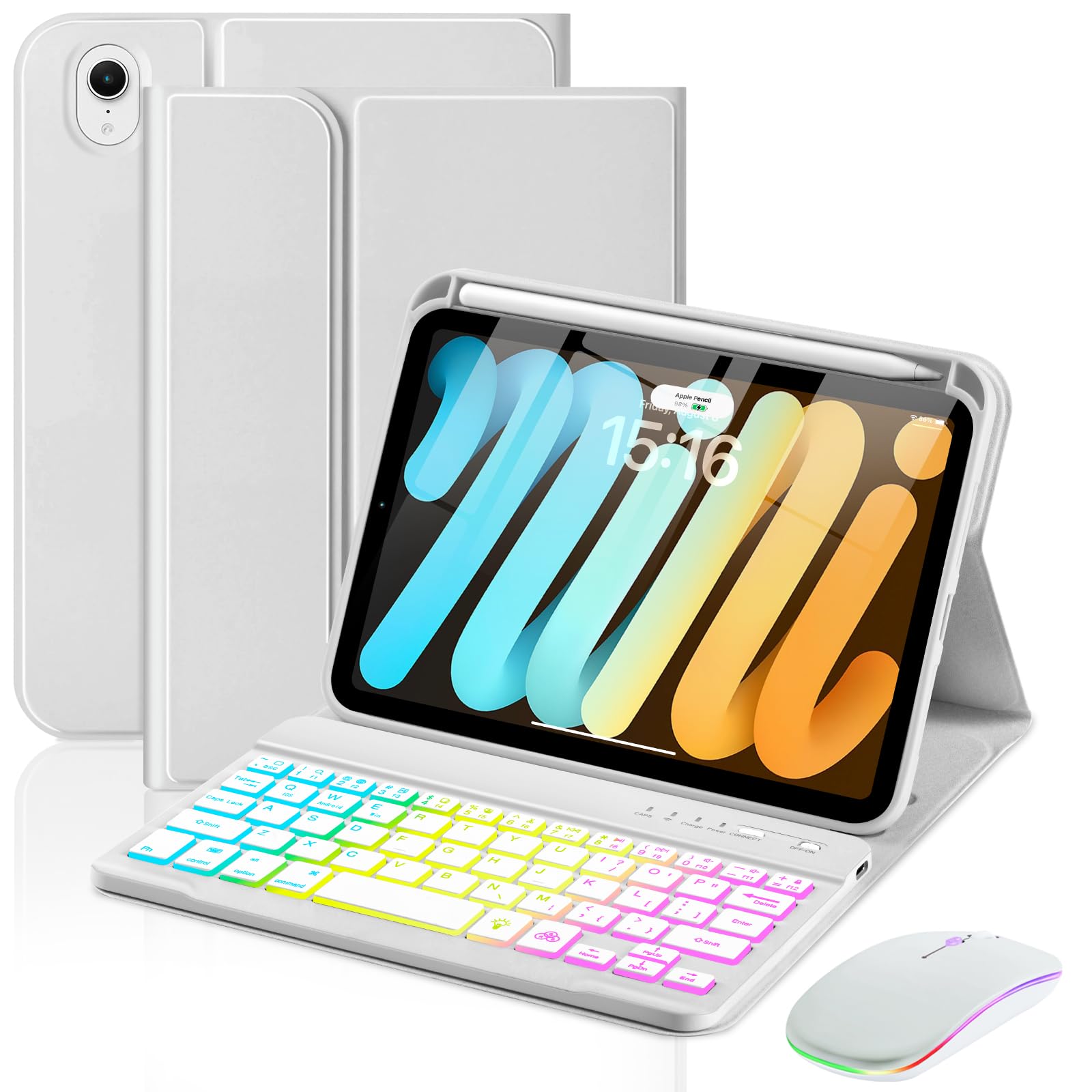 EAMPANG iPad mini(第６、第７世代)キーボード付きケース Amazon.co.jp: EAMPANG キーボードマウス付きケース iPad mini 7th(A17