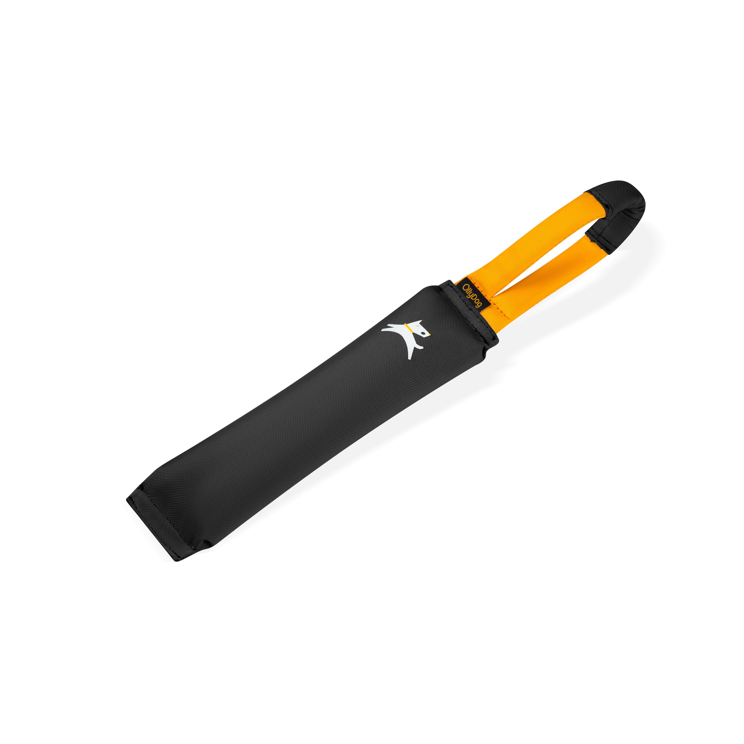 OllyDog Tugger | Durable Dog Tug Toy | Recycled | Tough Dog Bite Pillow | Handle | Interactive Pull Toy | Fetch & Training (Raven)