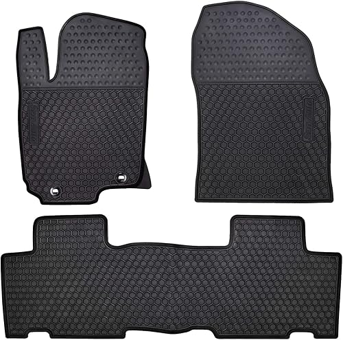 Miniatura 8 de Alfombrillas de coche personalizadas para Toyota RAV4 (sin híbrido) 2019 2020 2021 2022 2023 2024, juego de forros de goma negra completa para todo