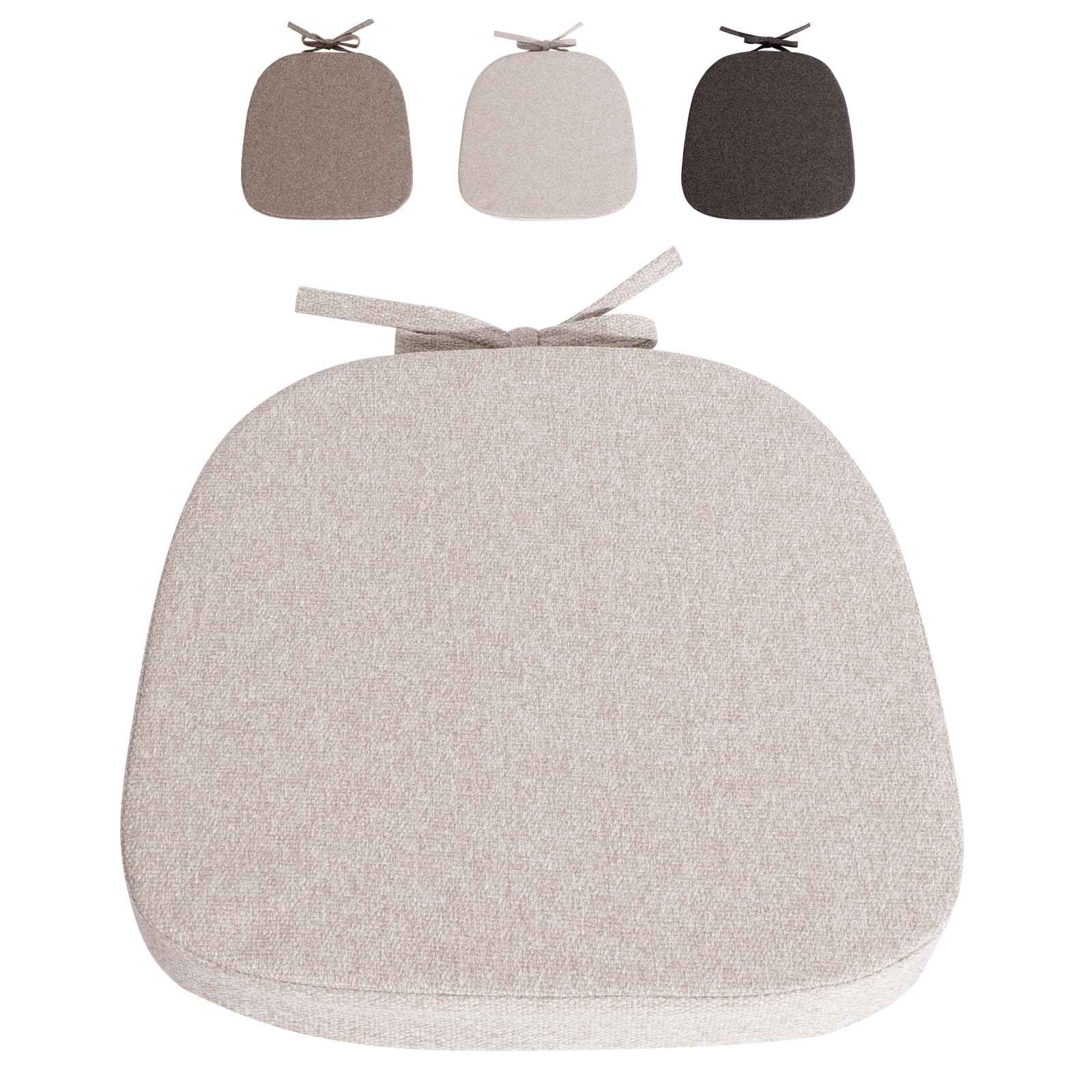 ruixuan coussin de chaise avec liens