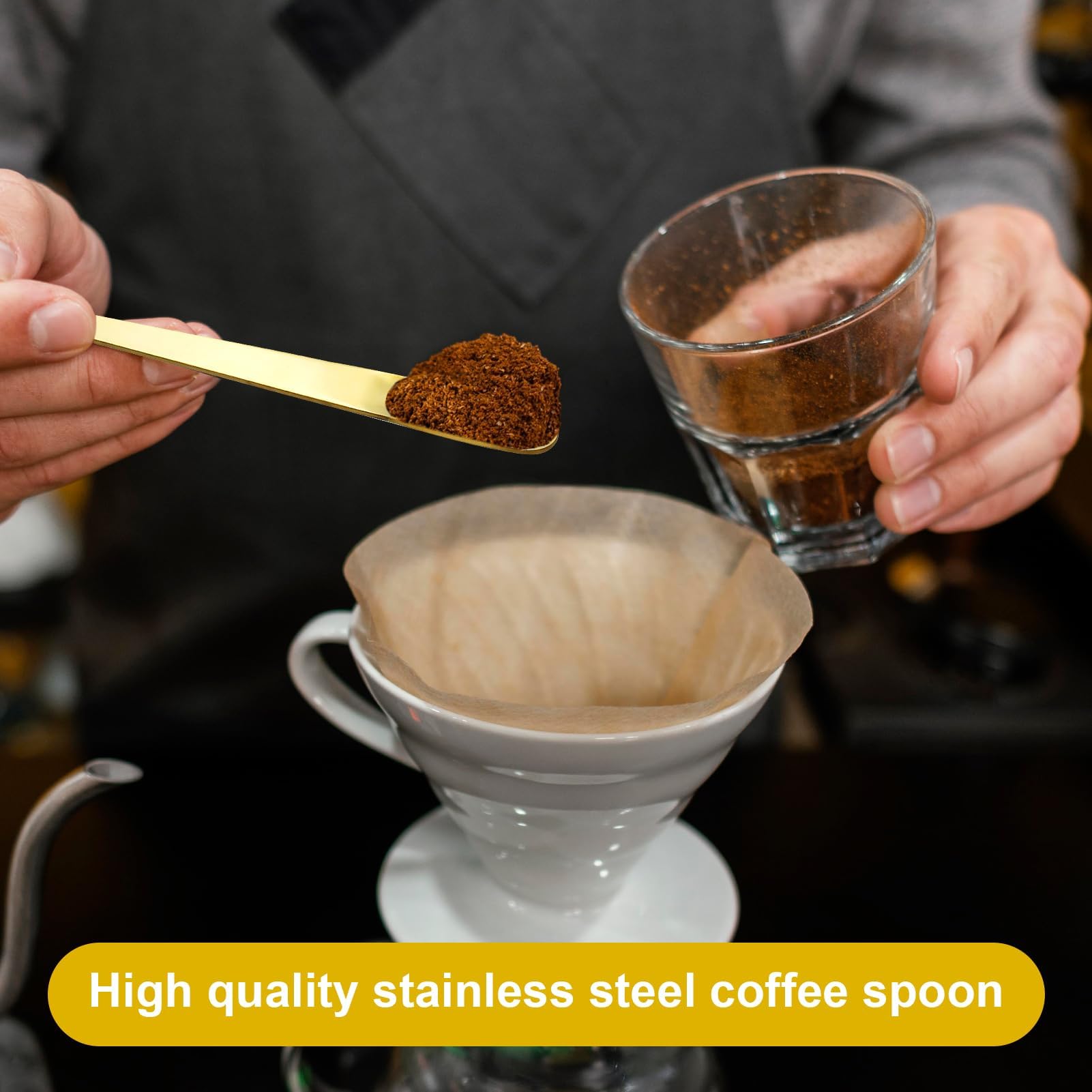12 Stück Dessertlöffel Roségold - Edelstahl Mini-Löffel Für Eis, Kaffee & Cocktails - 12cm