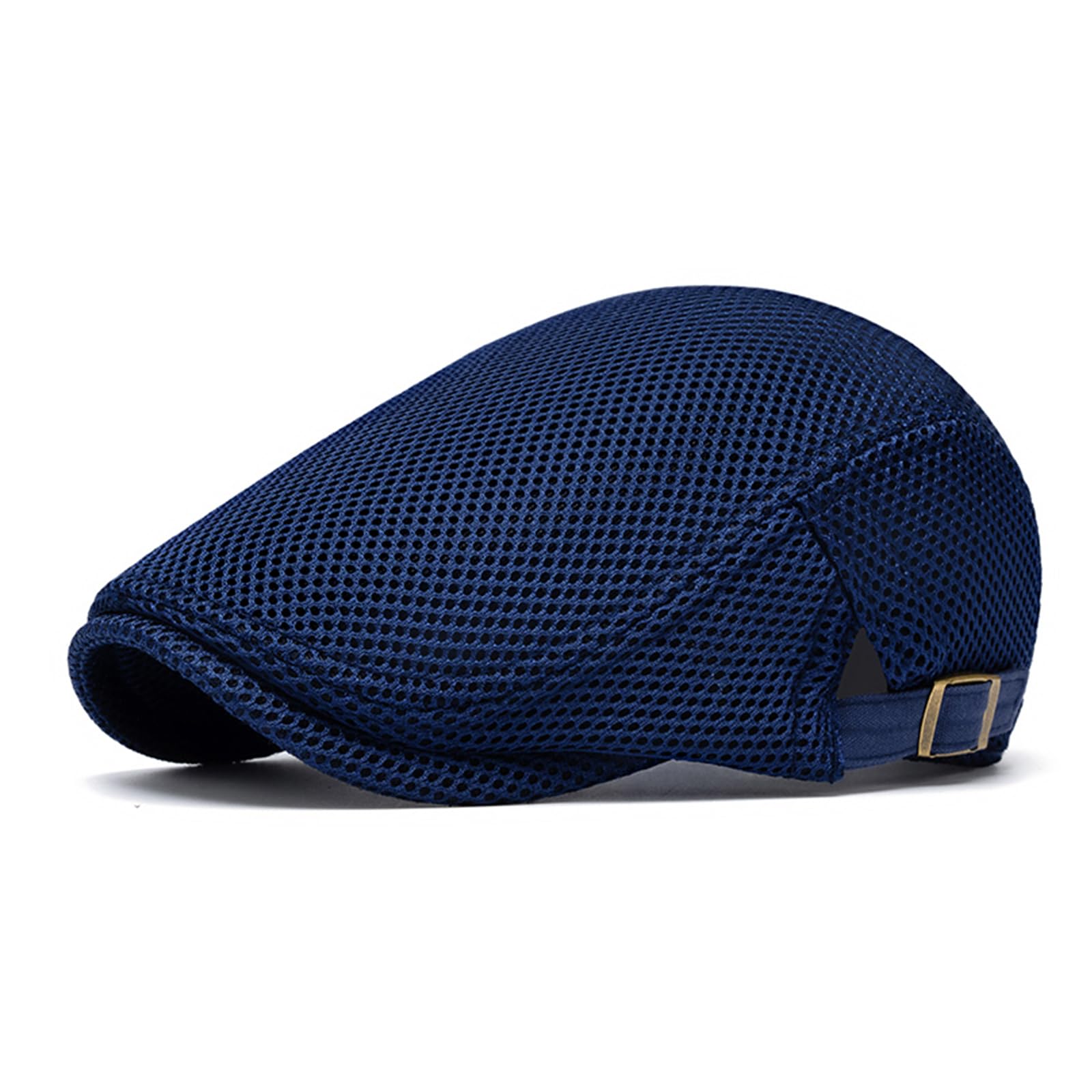 meioro Mens Breathable Mesh Summer Hat Adjustable Flat Cap Newsboy Beret Ivy Cap Irish Cabbie Fishing Hats