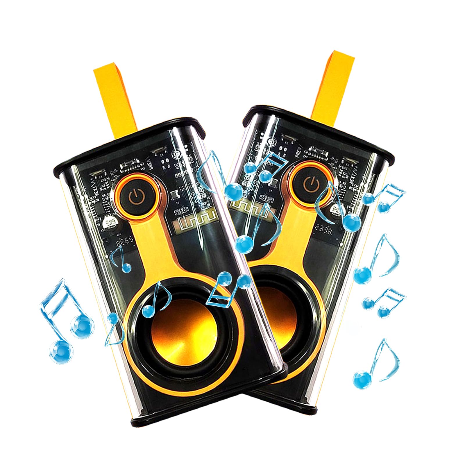 Photo 1 of 2pack.Mecha Style Bluetooth Speaker, Lightweight Portable Bluetooth Stereo Sound Loud, Wireless Portable Bluetooth Stereo Sound, HD Bluetooth Wireless Stereo Sound