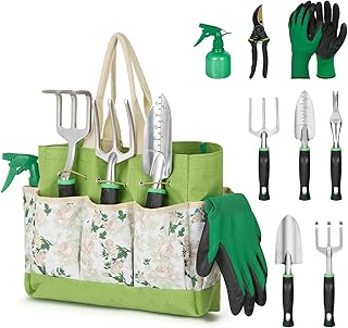 GreatBuddy Garden Tool Set with Ergonomic Handles