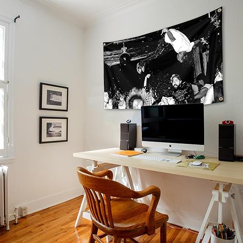 Miniatura 4 de Tapiz divertido de Playboi, rapero, cantante, Cartis, cubierta de álbum de música, tapiz de pared para dormitorio, tapiz de fiesta, dormitorio