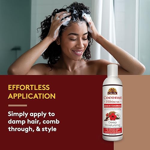 Miniatura 4 de OKAY Acondicionador que no se enjuaga., 8 onzas, Blanco