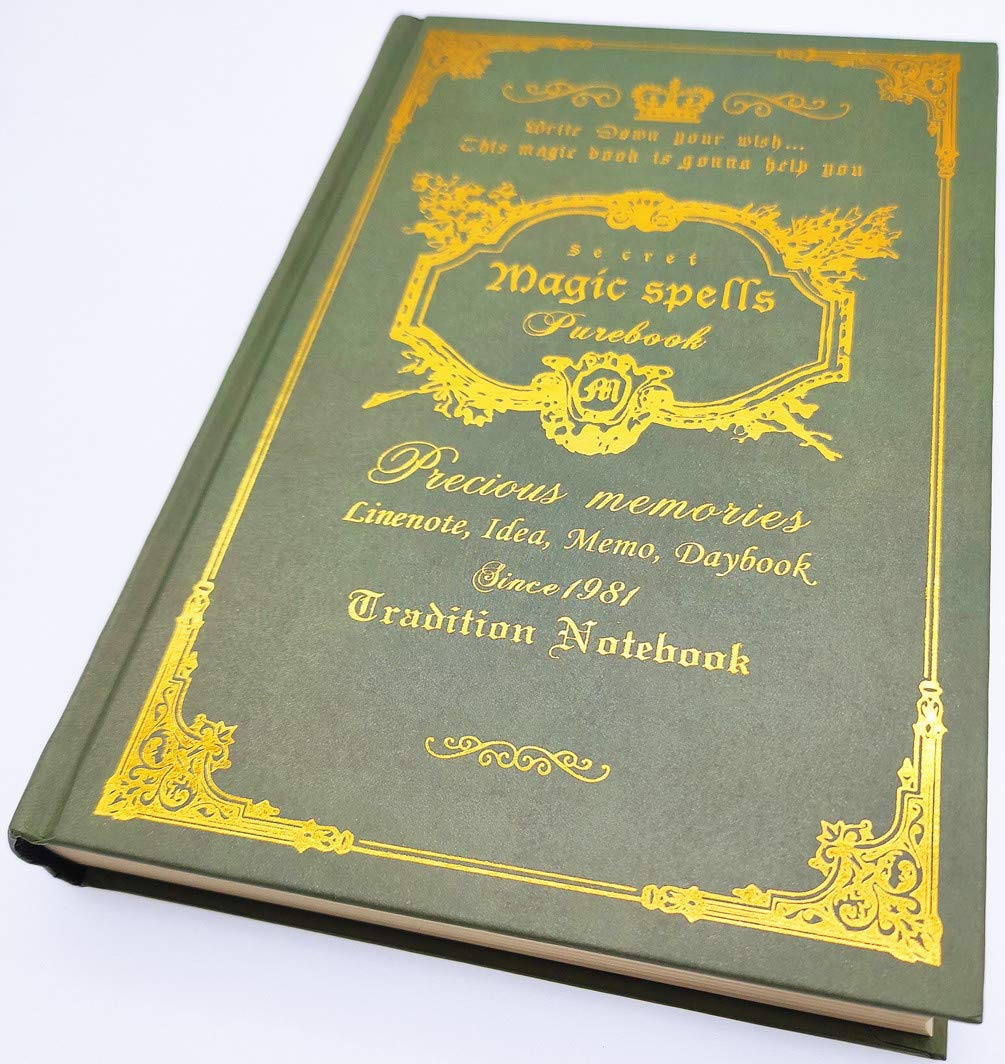 Amazon.co.jp: レトロ 厚手 シンプル マジック スペル ピュア ノート
