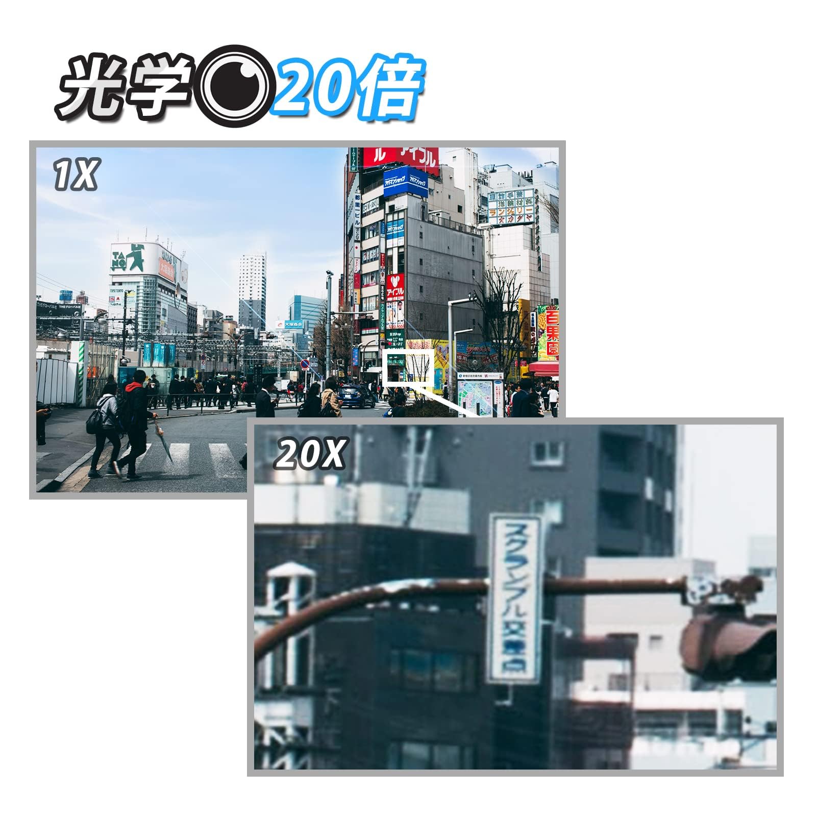 Amazon.co.jp: SUNBA【601-D20X-3MP】屋外防犯カメラ 300万画素 光学20