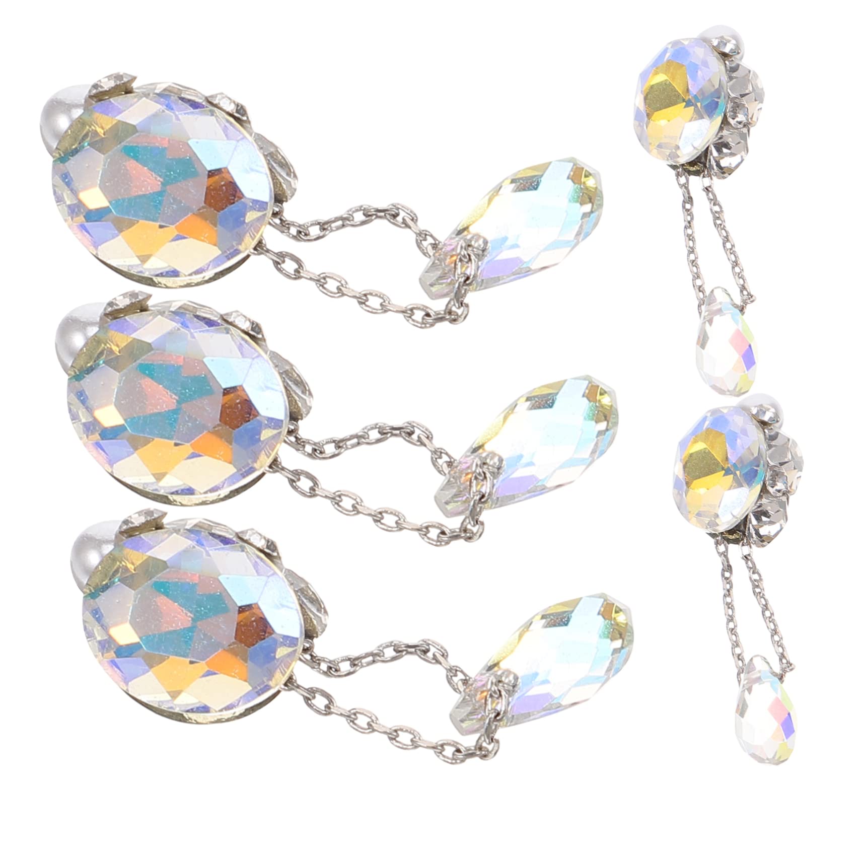 SHERCHPRY 5 Set Pendente Forniture Gioielli Per Unghie Per Nail Art Decorazioni Unghie Bling Penzolante Decorazioni Fai Da Te Per Nail Art Cristallo Di 5 Pezzi*5
