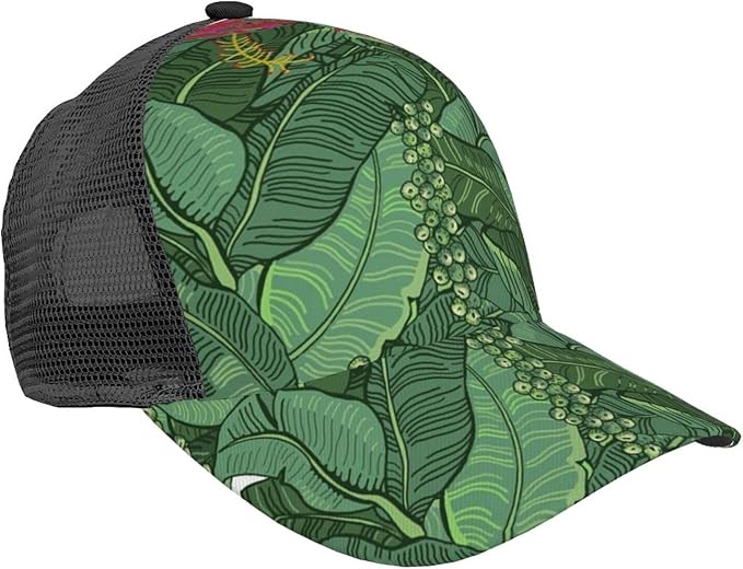 Amazon ハワイの熱帯雨林の鳥の目撃 野球帽 ベースボールキャップ 野球キャップ キャップ サマーハット 日ハット 日よけ帽 Baseball Cap ショートブリム キャップ アンパイアキャップ メンズ 帽子 ヒップホップキャップ スポーツ帽子 ハット 調整可能 アウトドア 日よけ