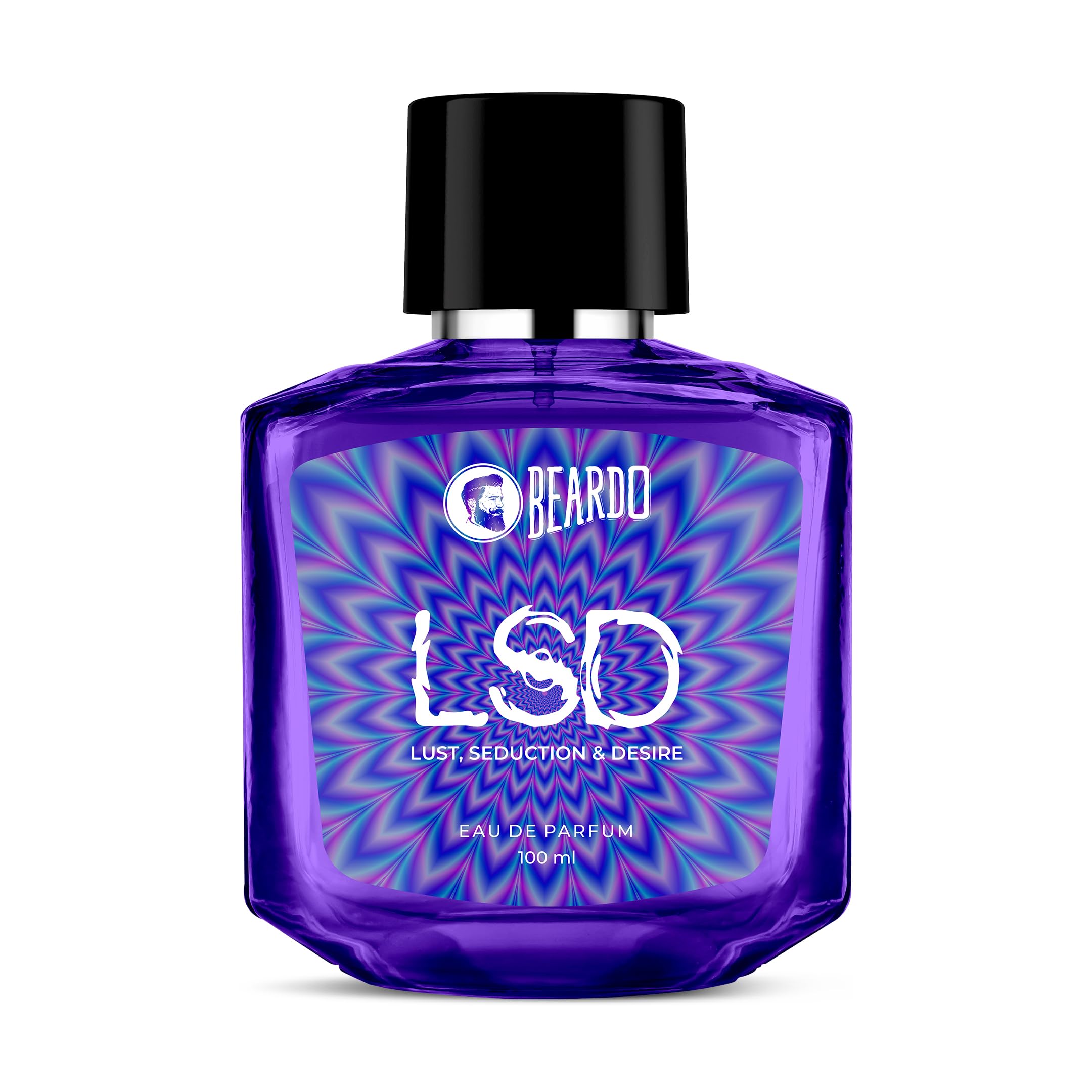 BEARDO Perfume LSD Eau De Parfum, Amber Spicy Scent, Strong EDP Long Lasting Fragrance Concentrated Sprays, Gift For Men, Husband, Boyfriend, 100 ml, Pack of 1