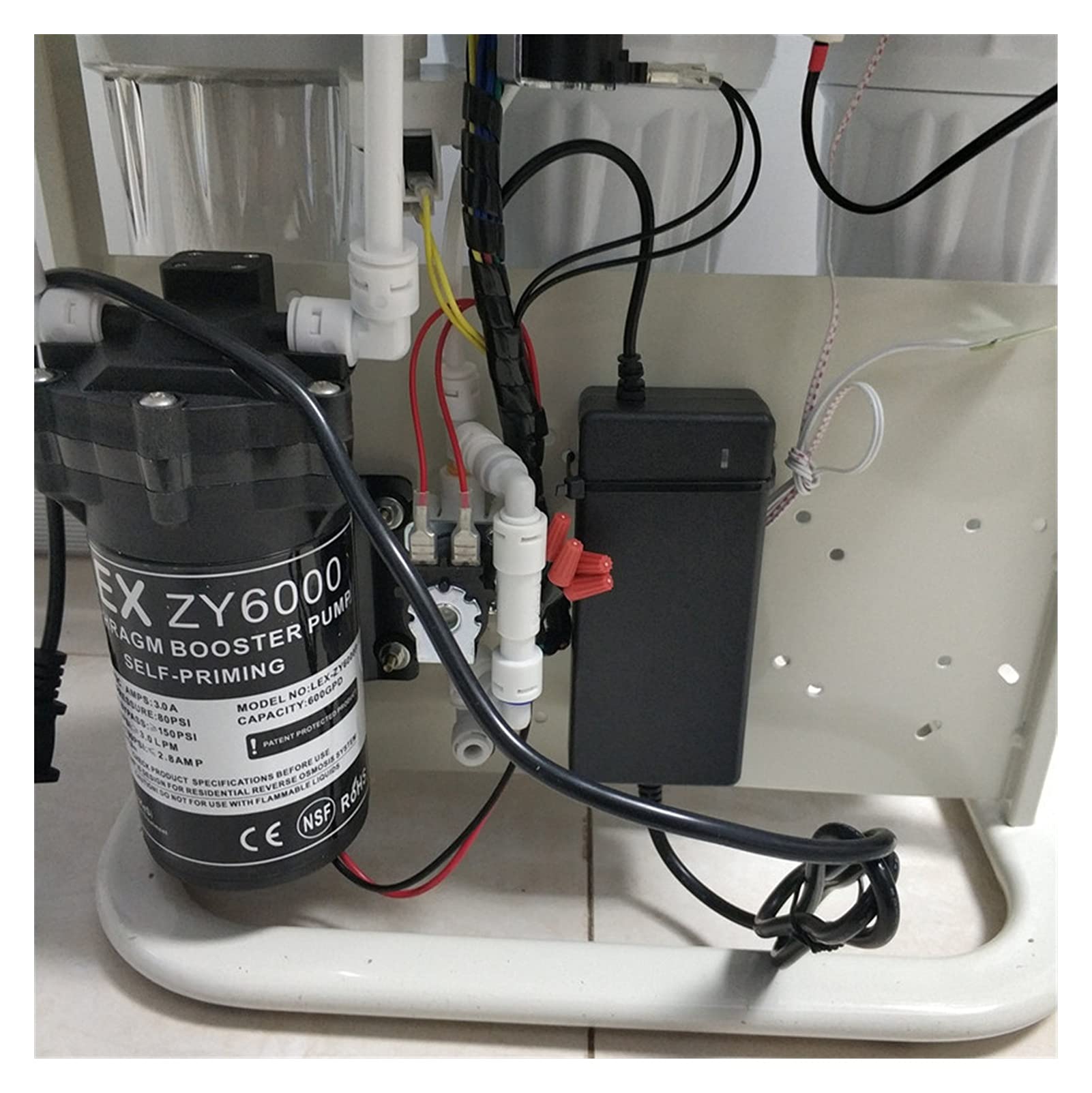 600 GPD Nivel 5 Filtrado RO Sistema de ósmosis inversa Sistema de filtro Sistema de filtro de acuario Sistema de filtro de acuario Purificador de agua automática inteligente
