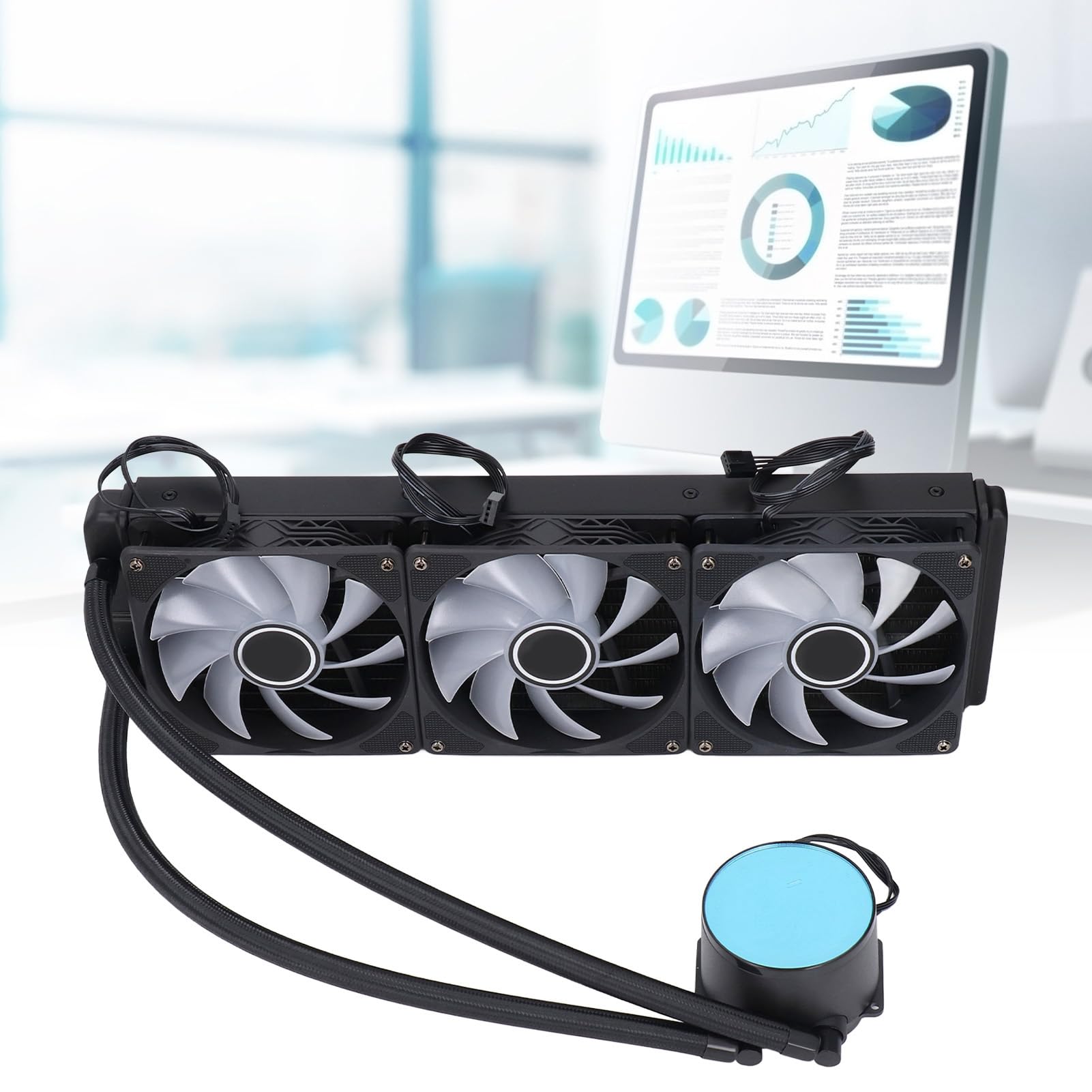Radiador para CPU 360mm, Refrigerador RGB de Alto Rendimiento