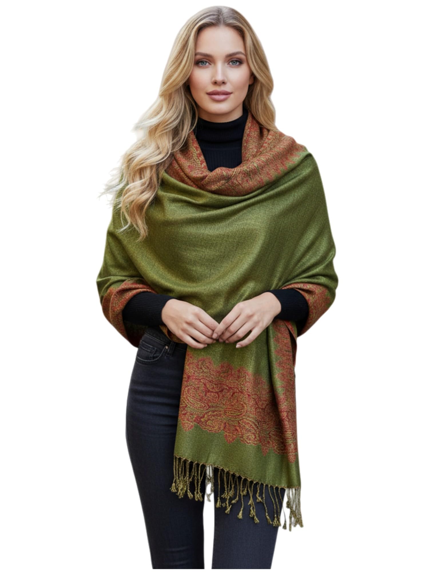 womens Reversible Pashmina Pashmina Shawl
