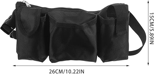 Miniatura 6 de Bolsa de herramientas para la cintura, organizador de mano, cinturón de cintura ajustable, herramientas de limpieza, bolsa de almacenamiento,